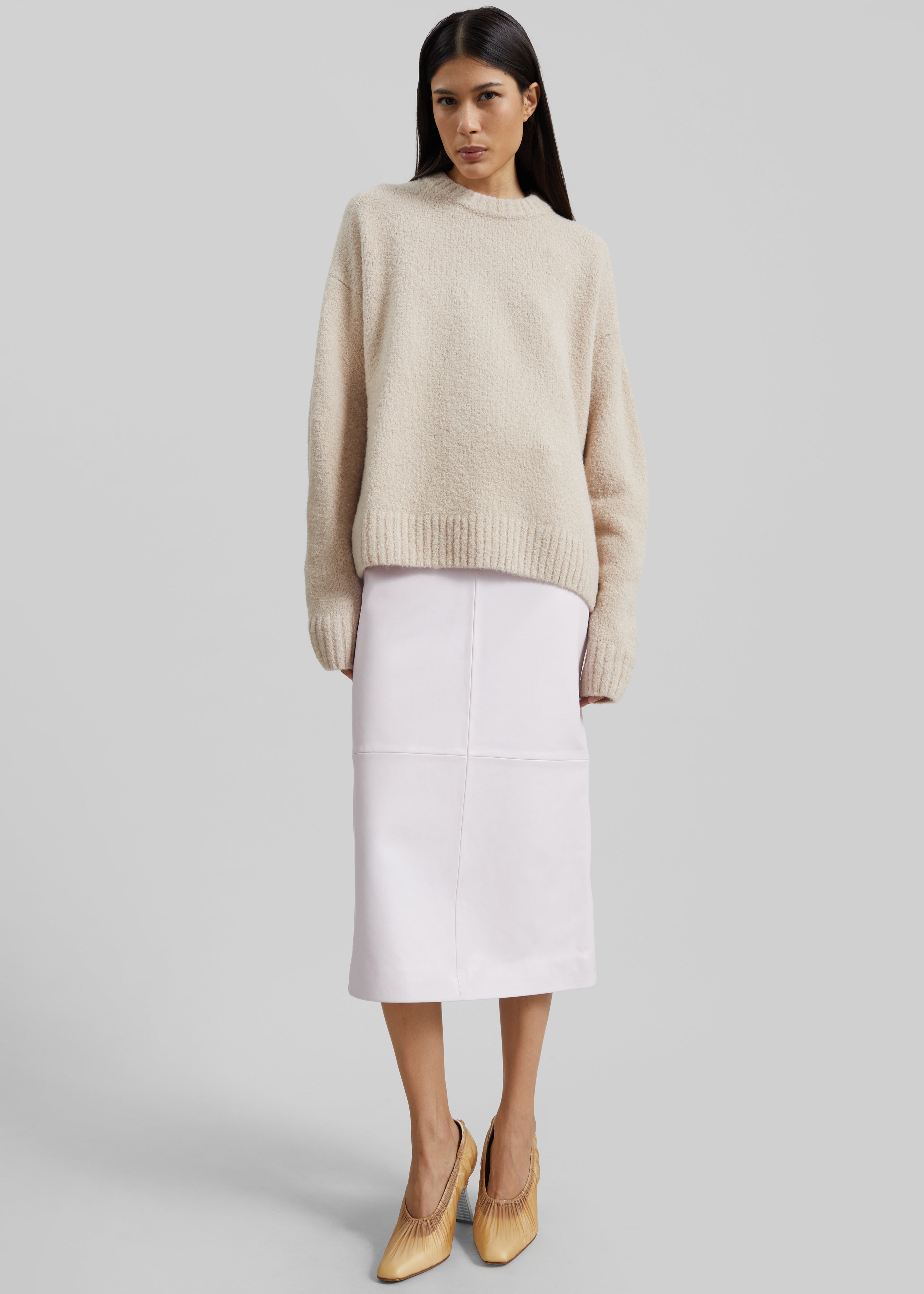 Amish Supplies Crewneck Sweater - Beige - 3