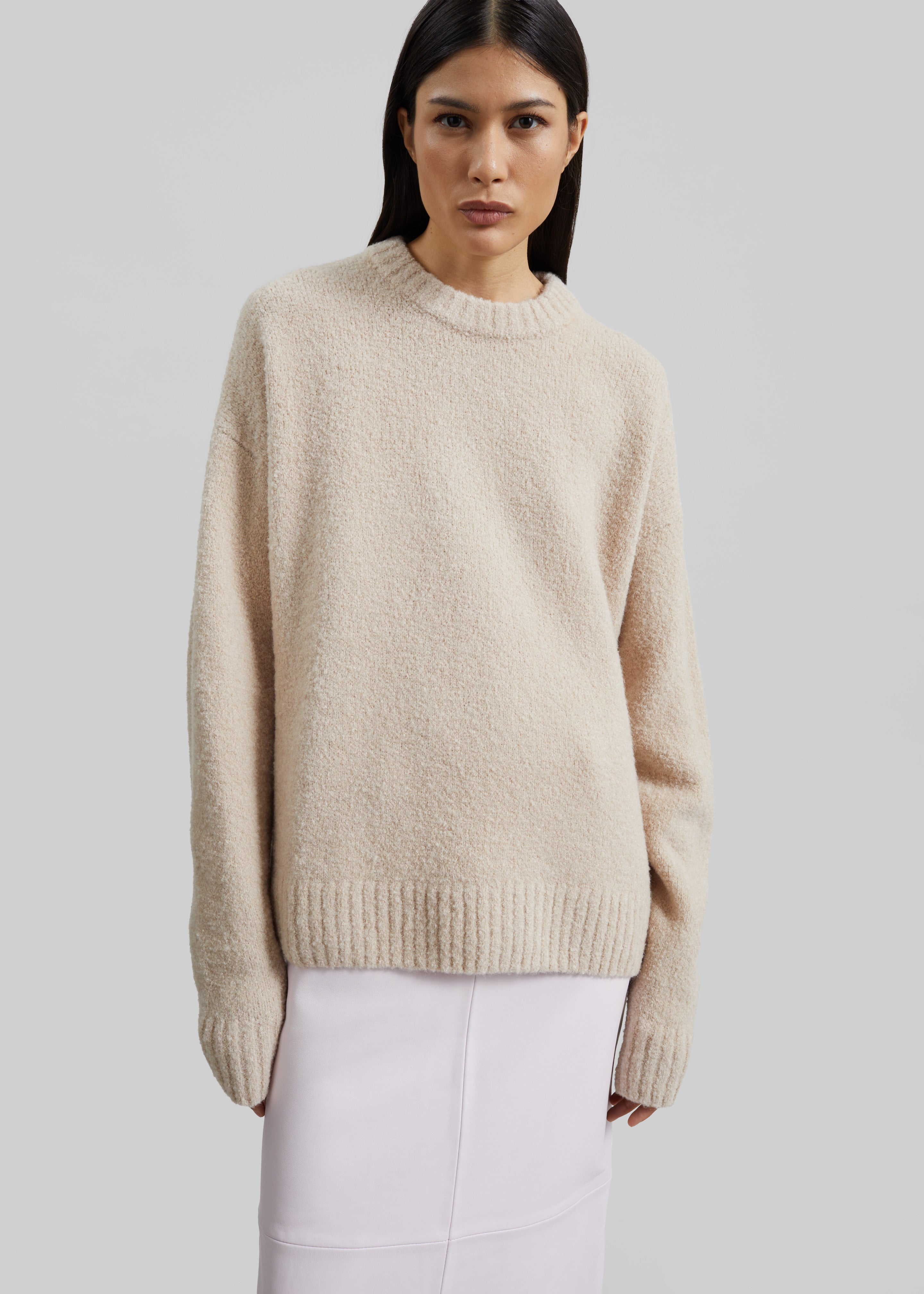 Amish Supplies Crewneck Sweater - Beige - 2