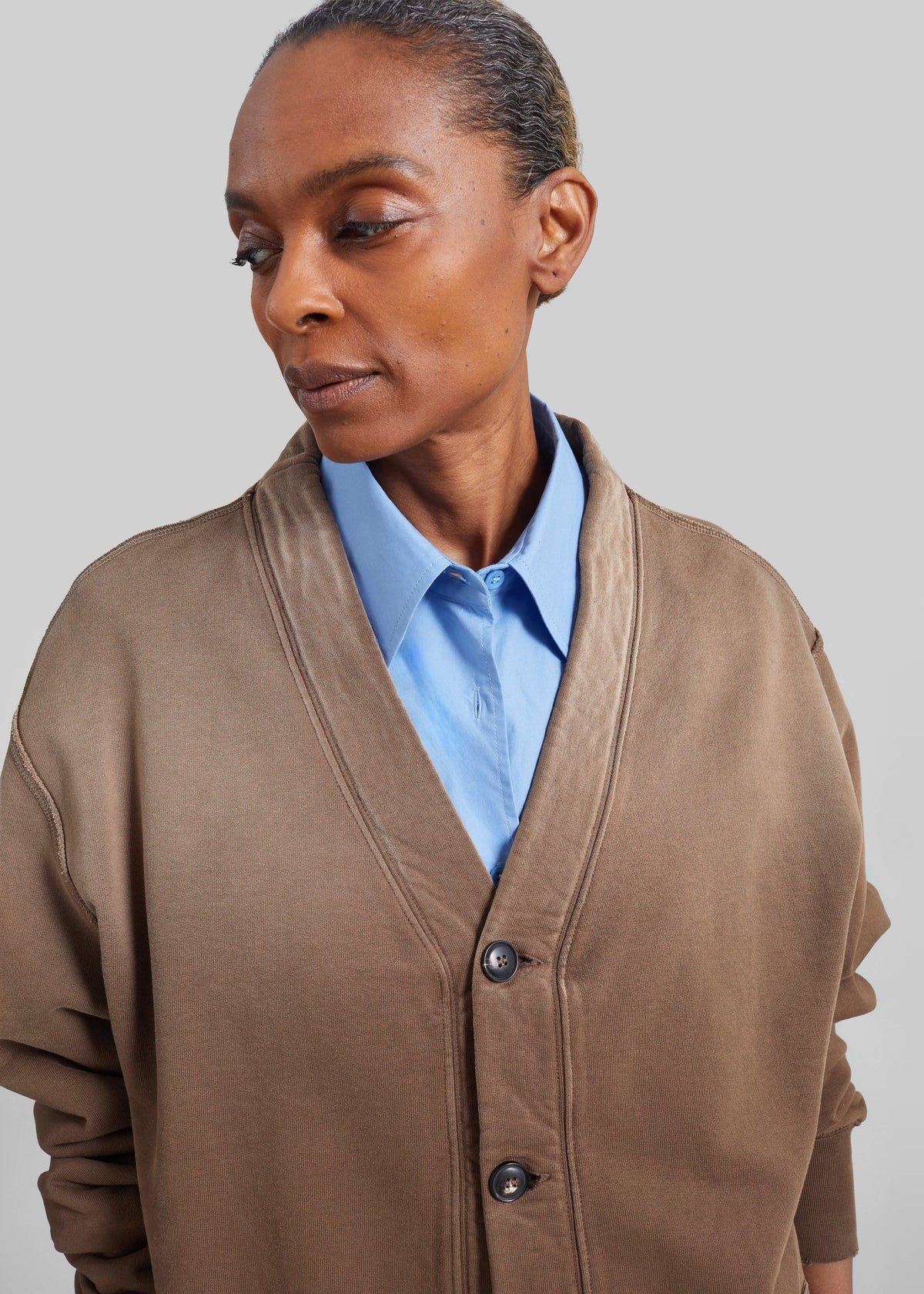 Amish Supplies Cardigan - Mushroom