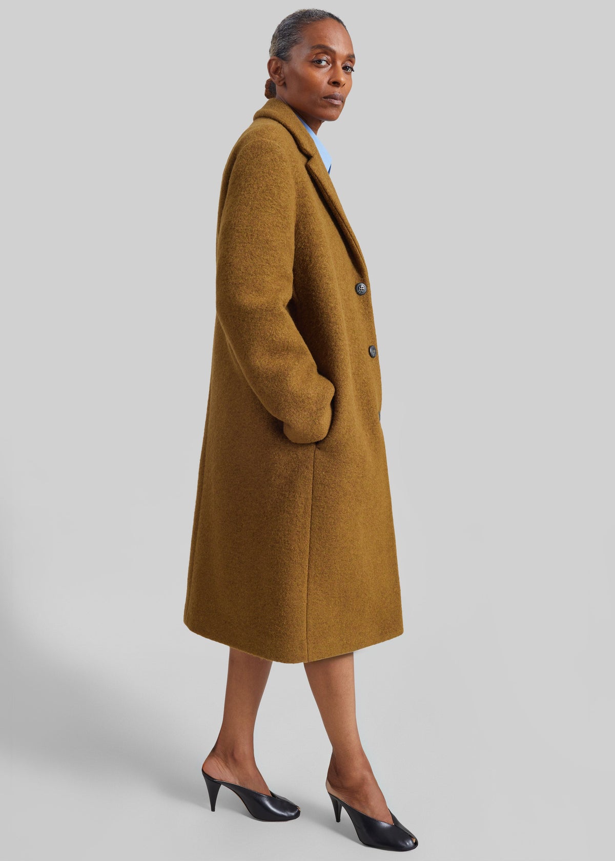 Amish Supplies Single Breasted Coat - Brown