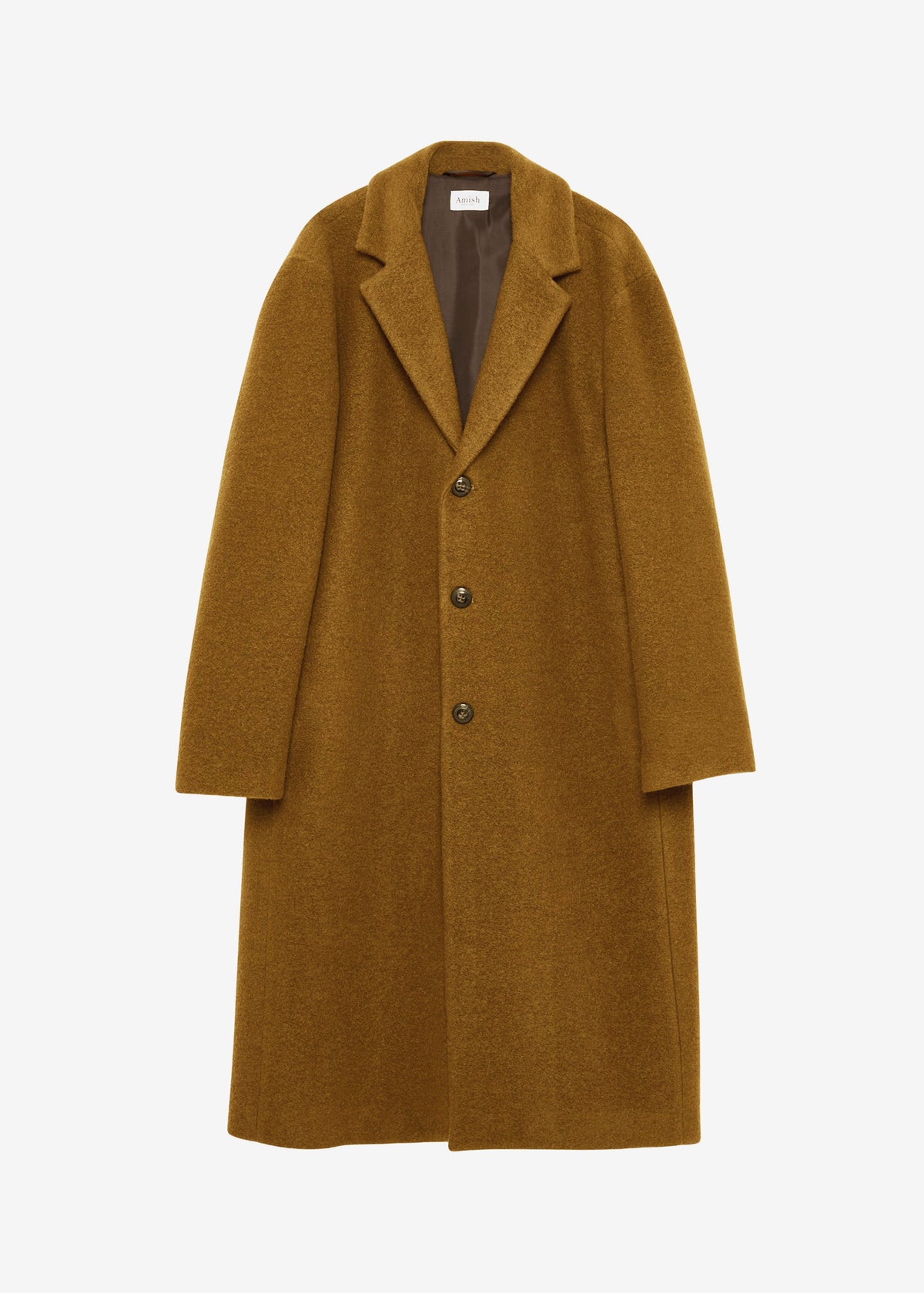 Amish Supplies Single Breasted Coat - Brown