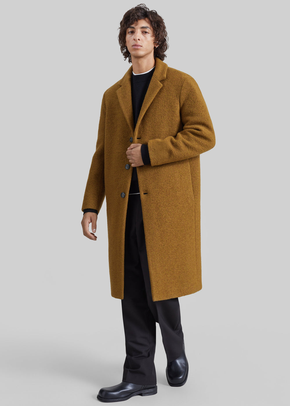 Amish Supplies Single Breasted Coat - Brown