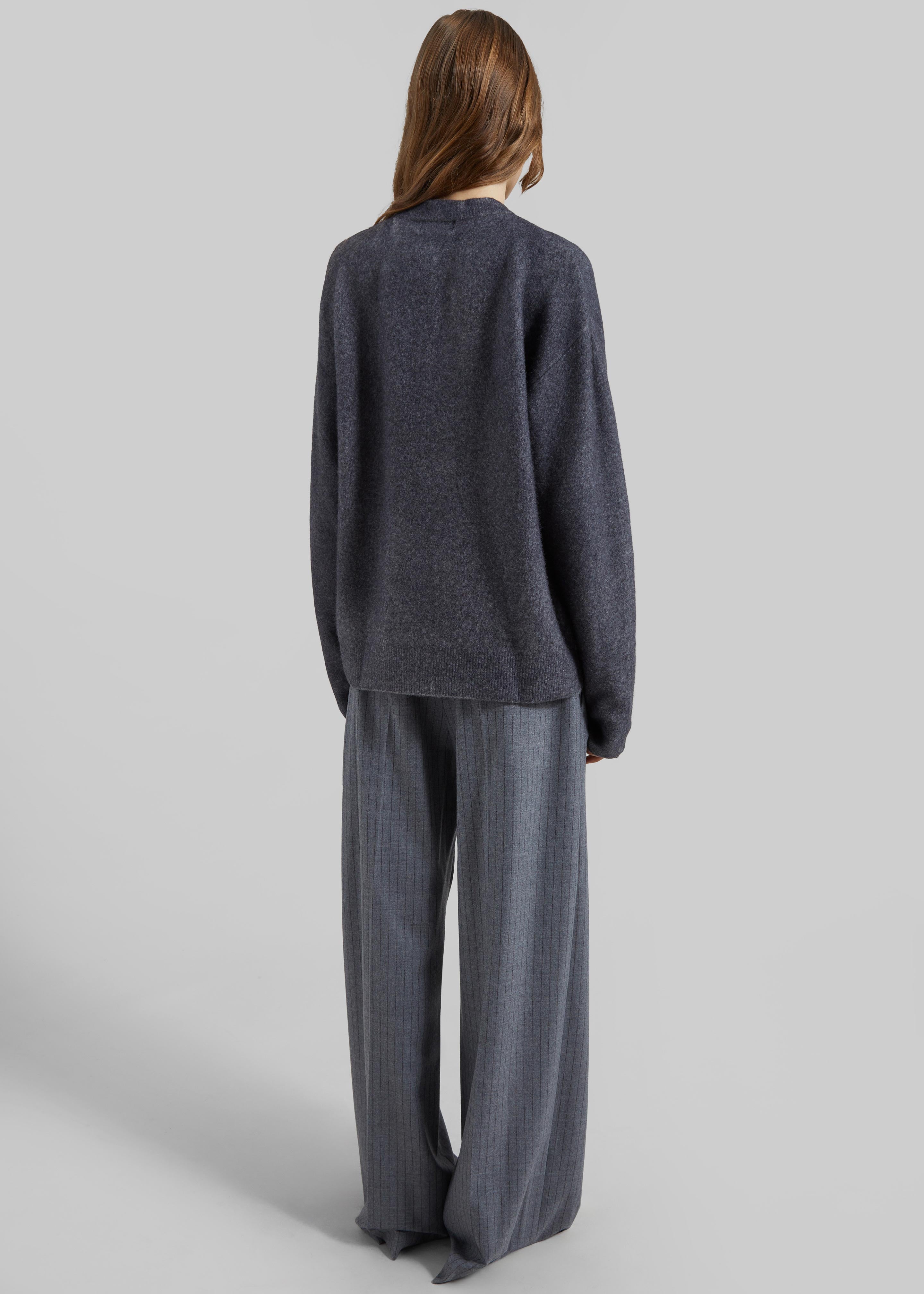 Amish Supplies Oversized Crewneck Sweater - Grey - 6