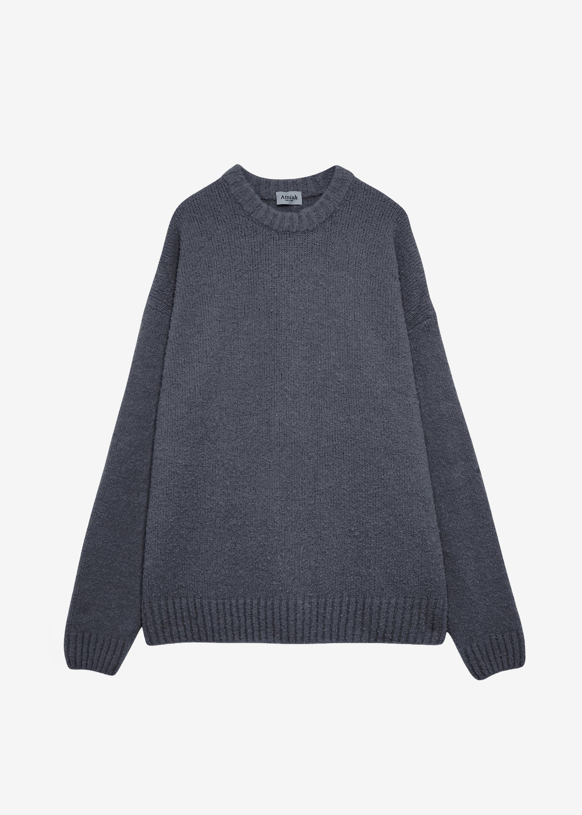 Amish Supplies Oversized Crewneck Sweater - Grey - 7