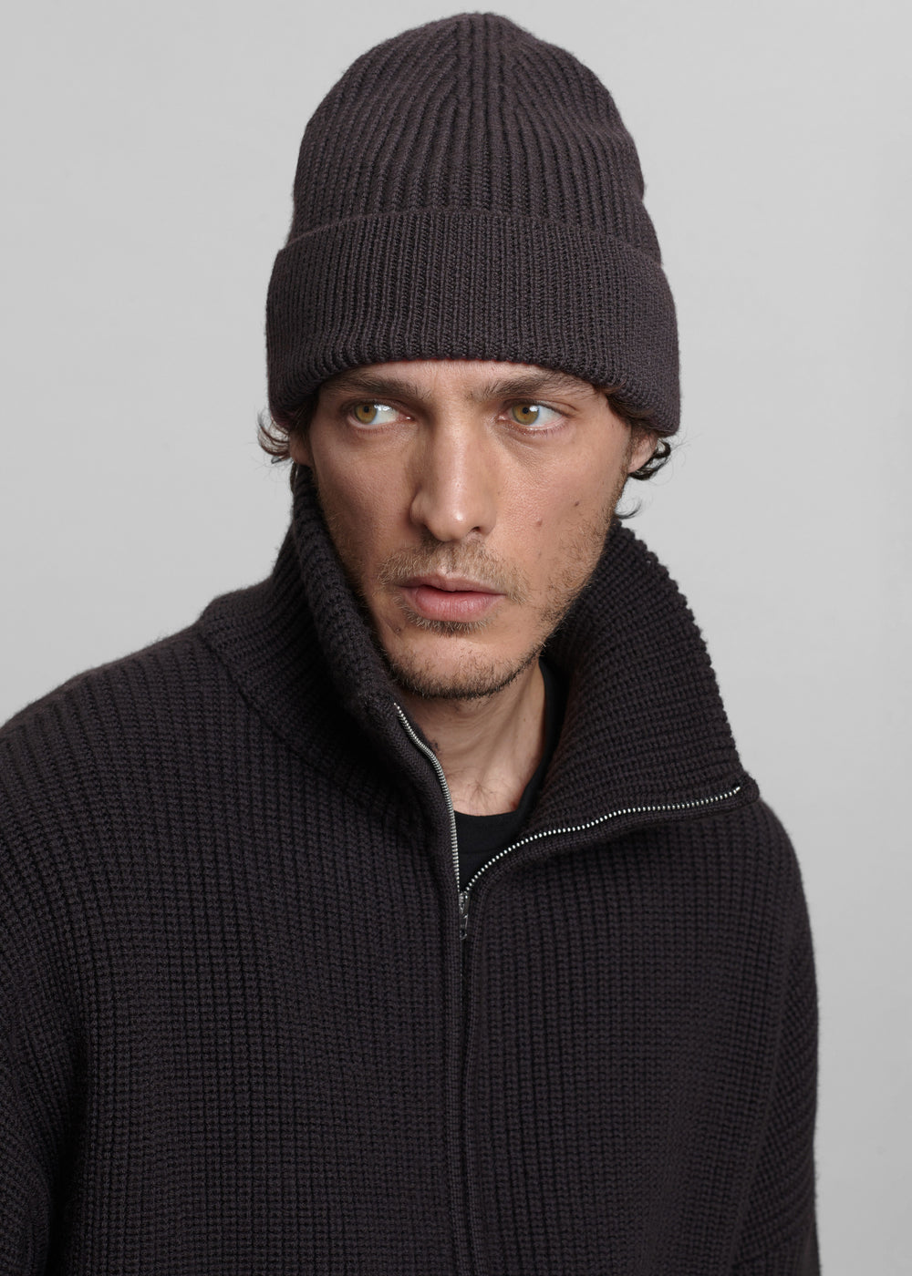 Amo Wool Beanie - Dark Plum