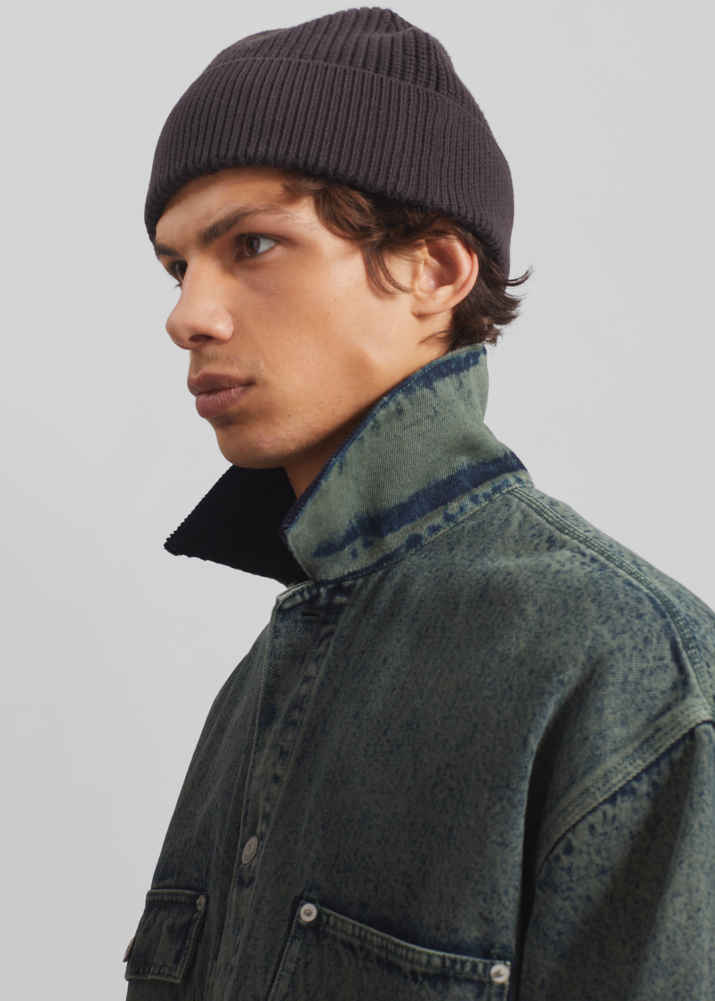 Amo Wool Beanie - Dark Plum - 4