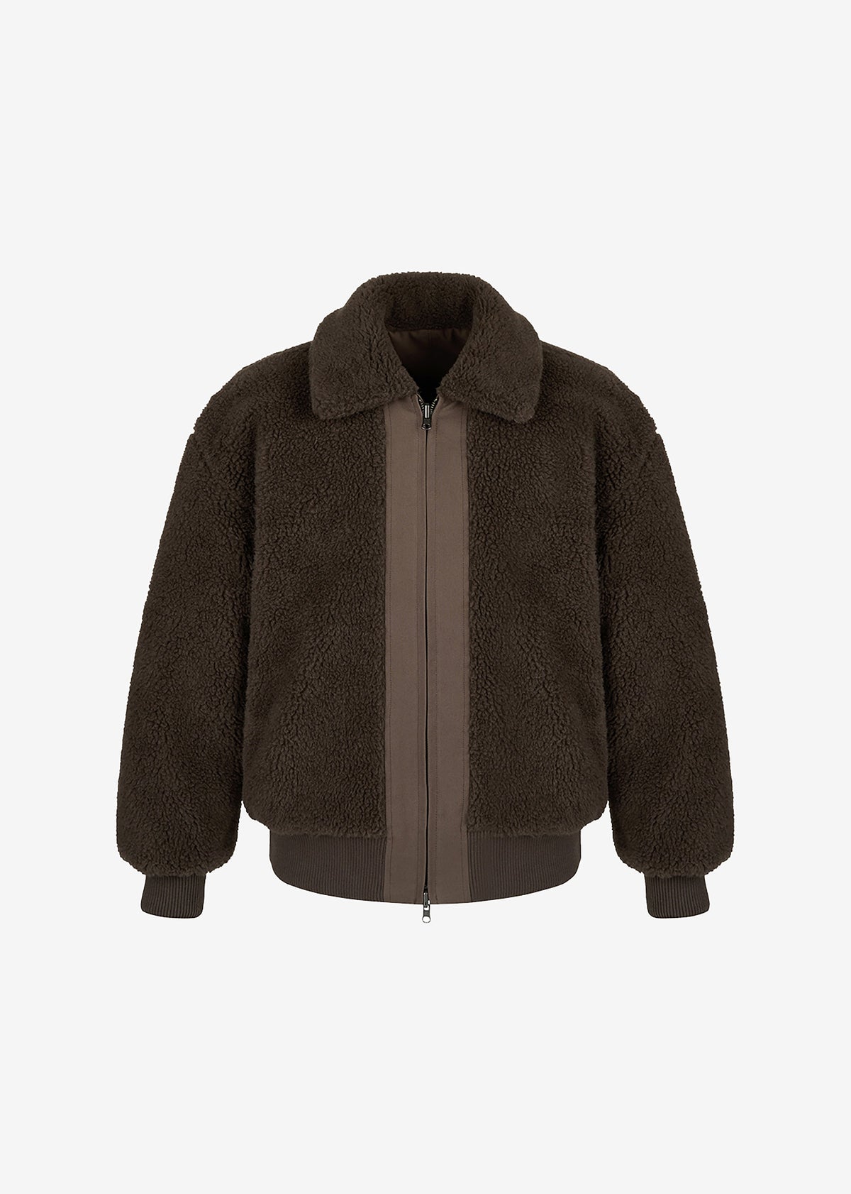 Amomento Cotton Reversible Shearling Jumper - Brown