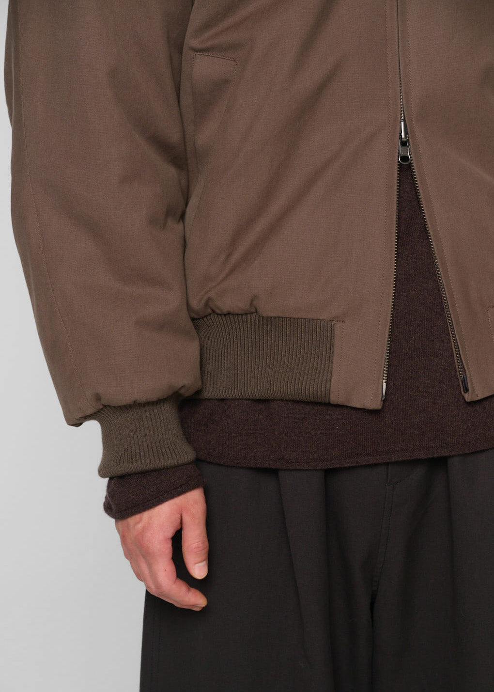Amomento Cotton Reversible Shearling Jumper - Brown