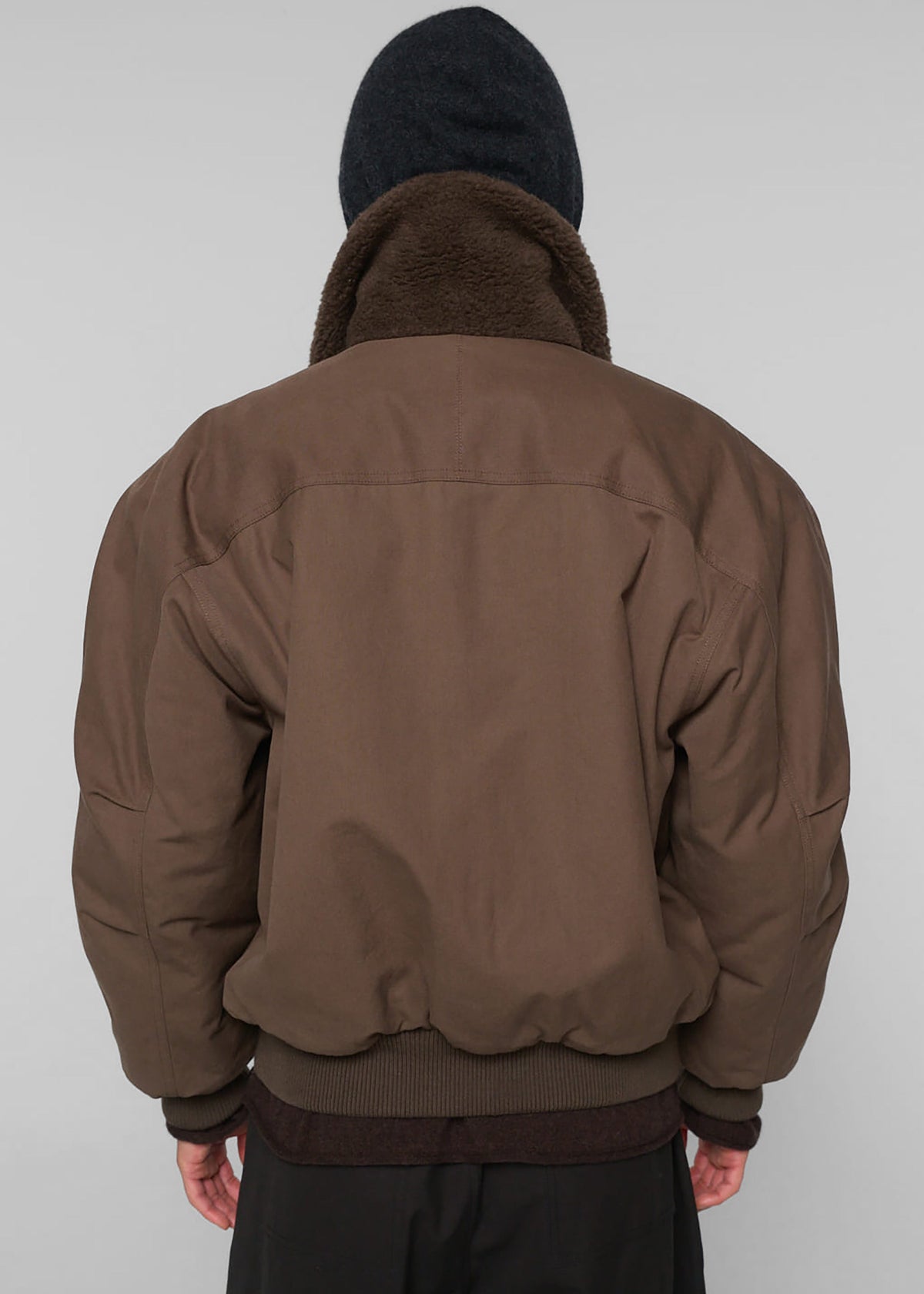 Amomento Cotton Reversible Shearling Jumper - Brown