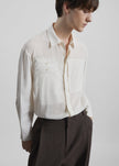 Amomento Drawer Pocket Shirt - Ivory
