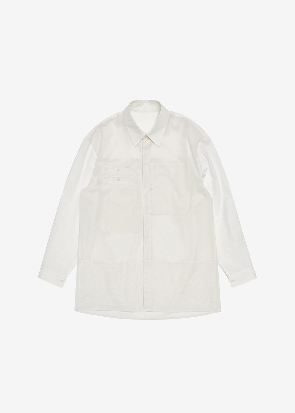 Amomento Drawer Pocket Shirt - Ivory - 8