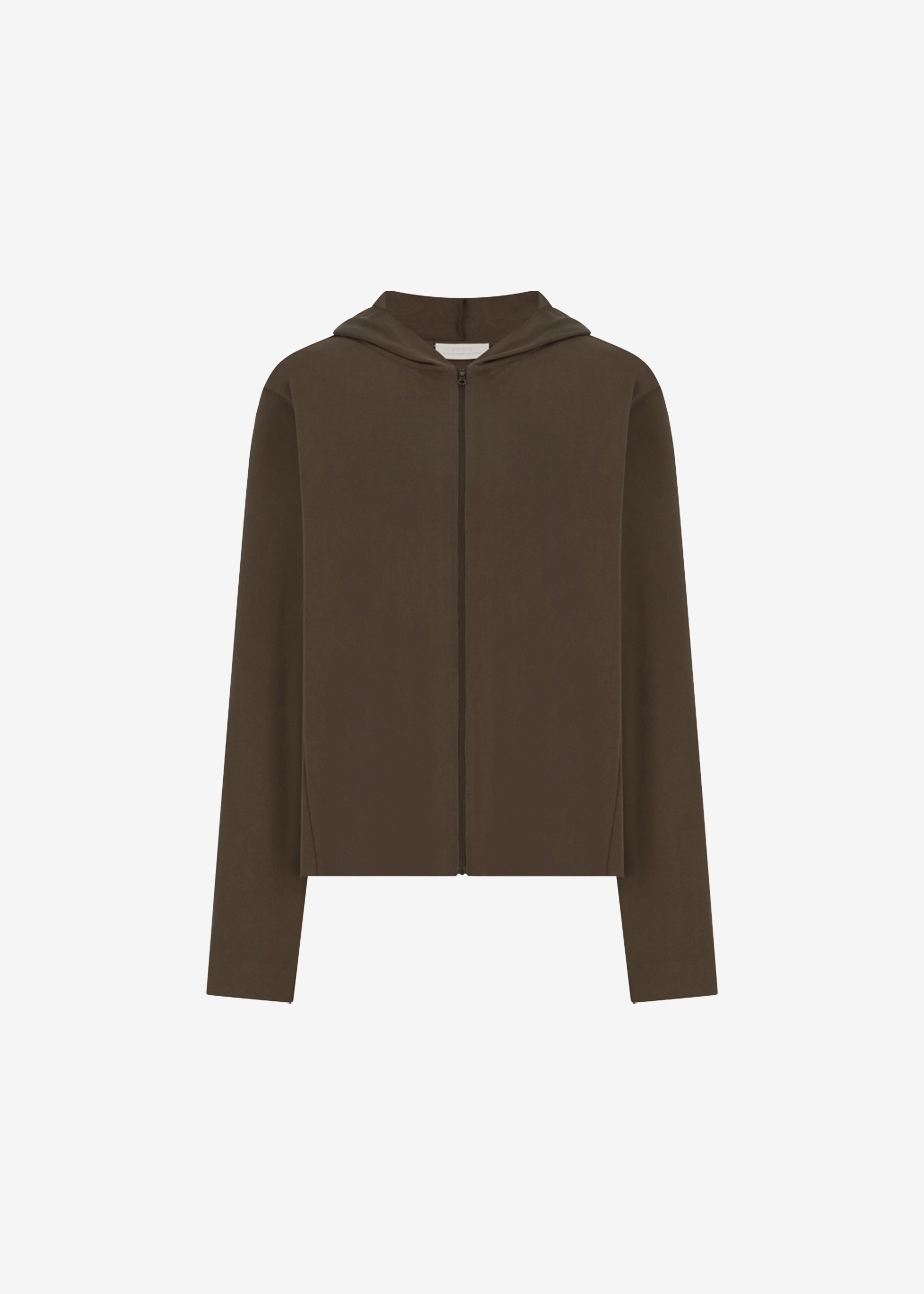 Amomento Jersey Hooded Jumper - Brown - 7