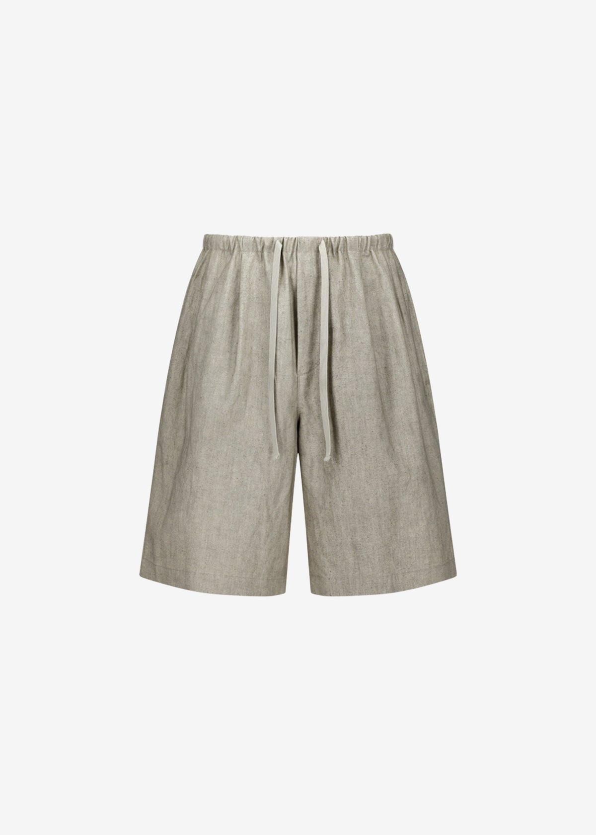 Amomento Linen Drawstring Shorts - Beige - 6