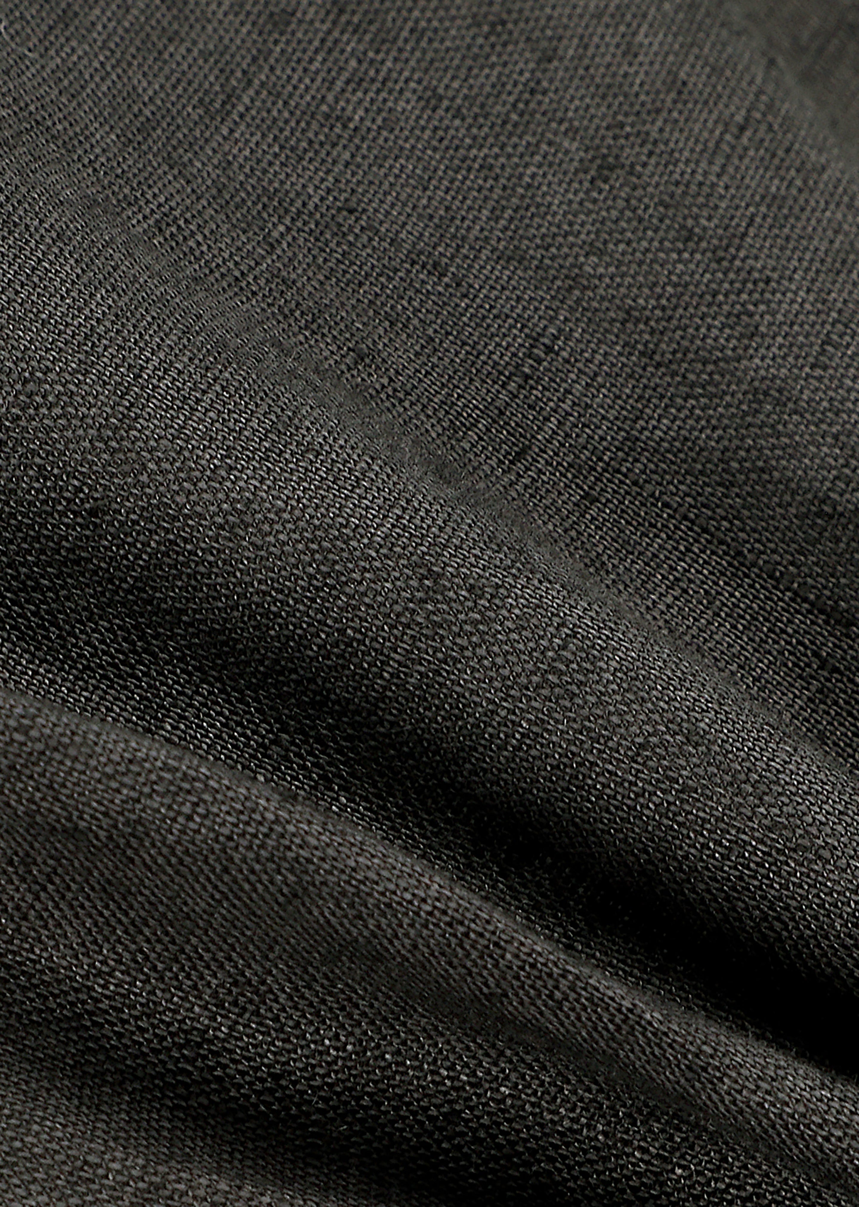 Amomento Linen Oversized Shirt - Khaki Grey - 8