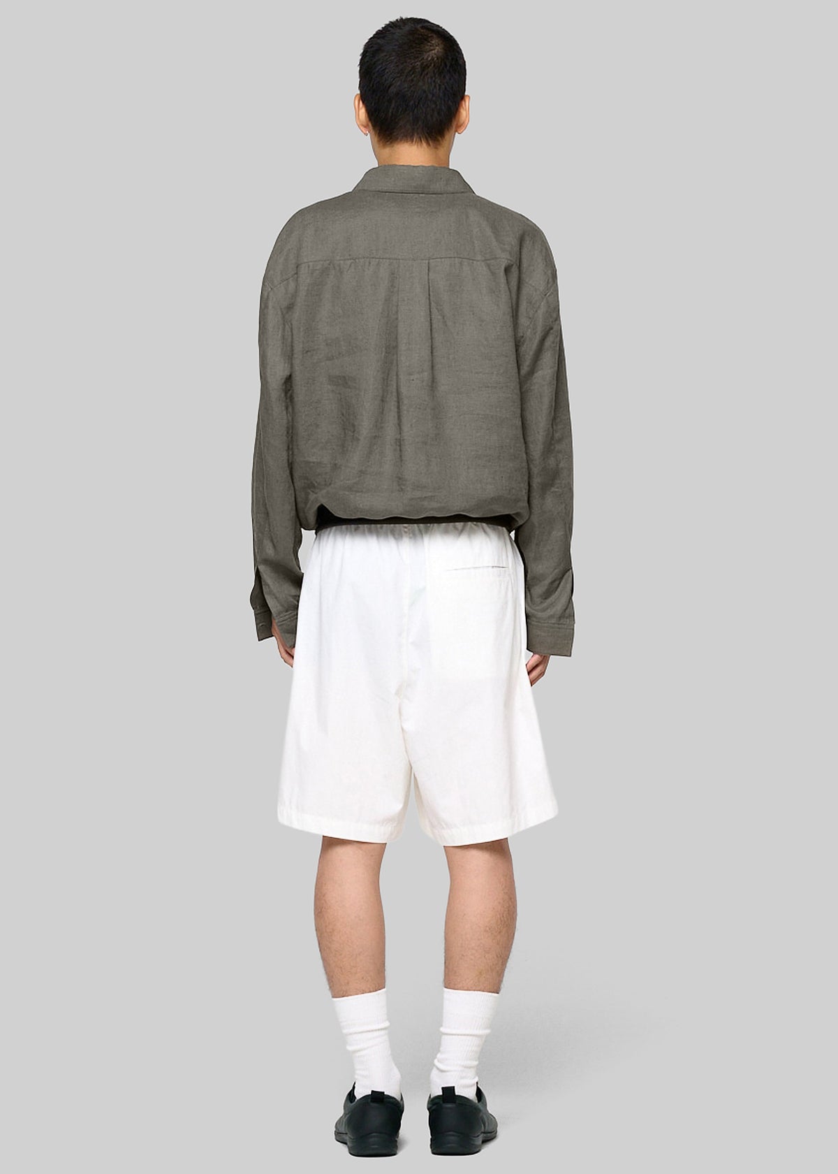 Amomento Linen Pullover - Khaki - 5