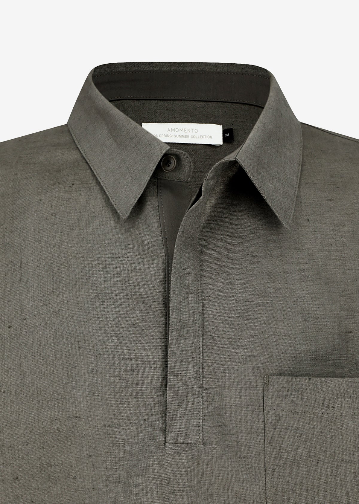 Amomento Linen Pullover - Khaki - 6