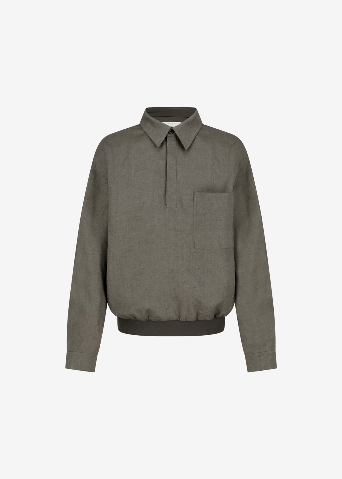 Amomento Linen Pullover - Khaki - 9