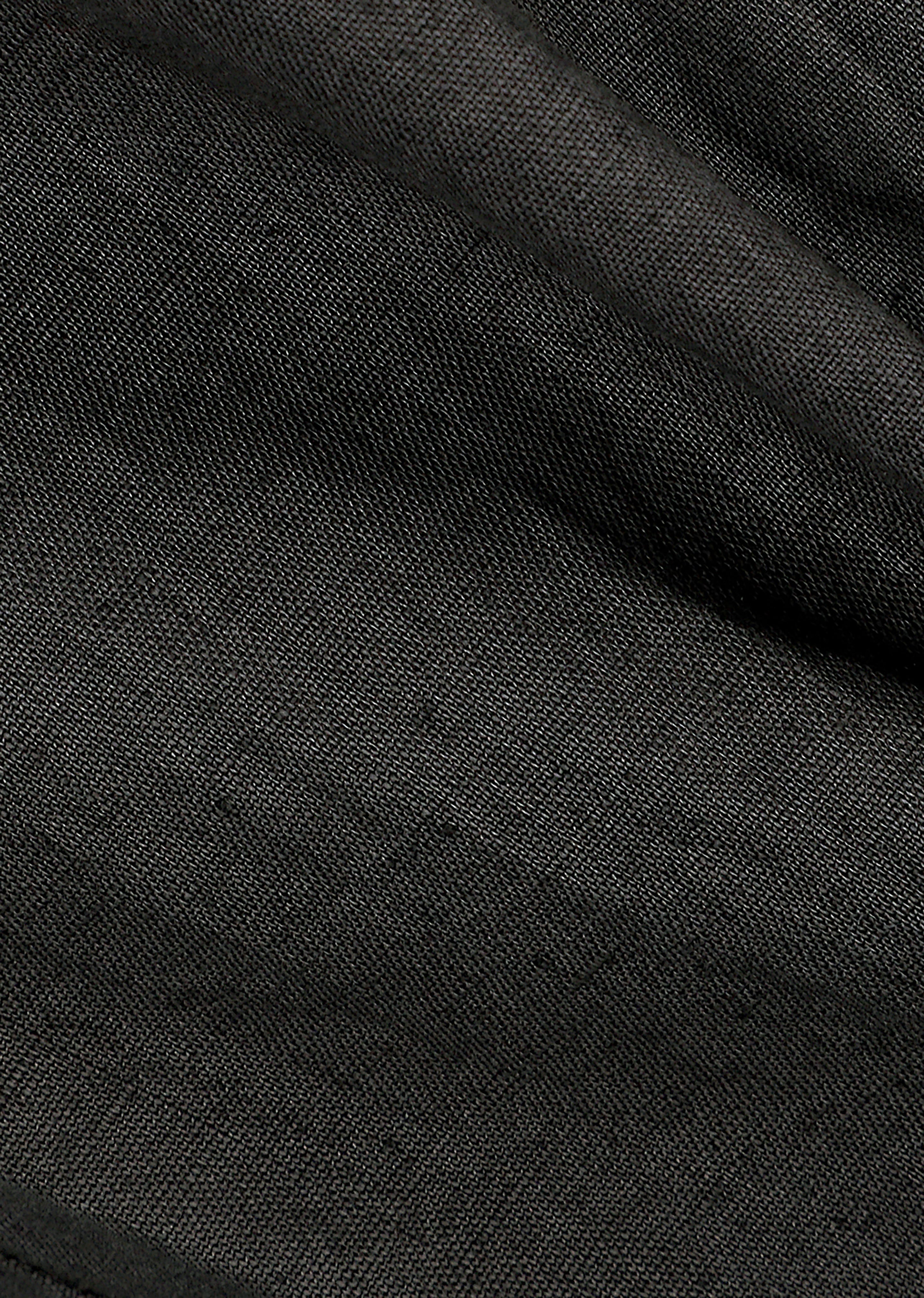 Amomento Linen Two Tuck Wide Pants - Khaki Grey - 6