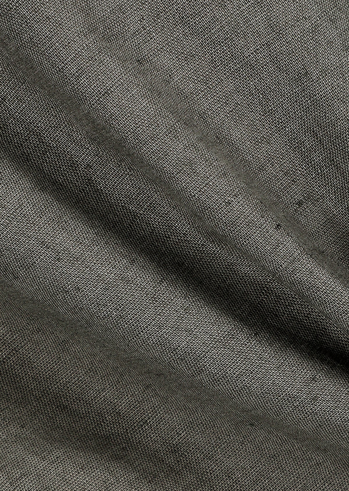 Amomento Linen Two Tuck Wide Pants - Khaki - 7