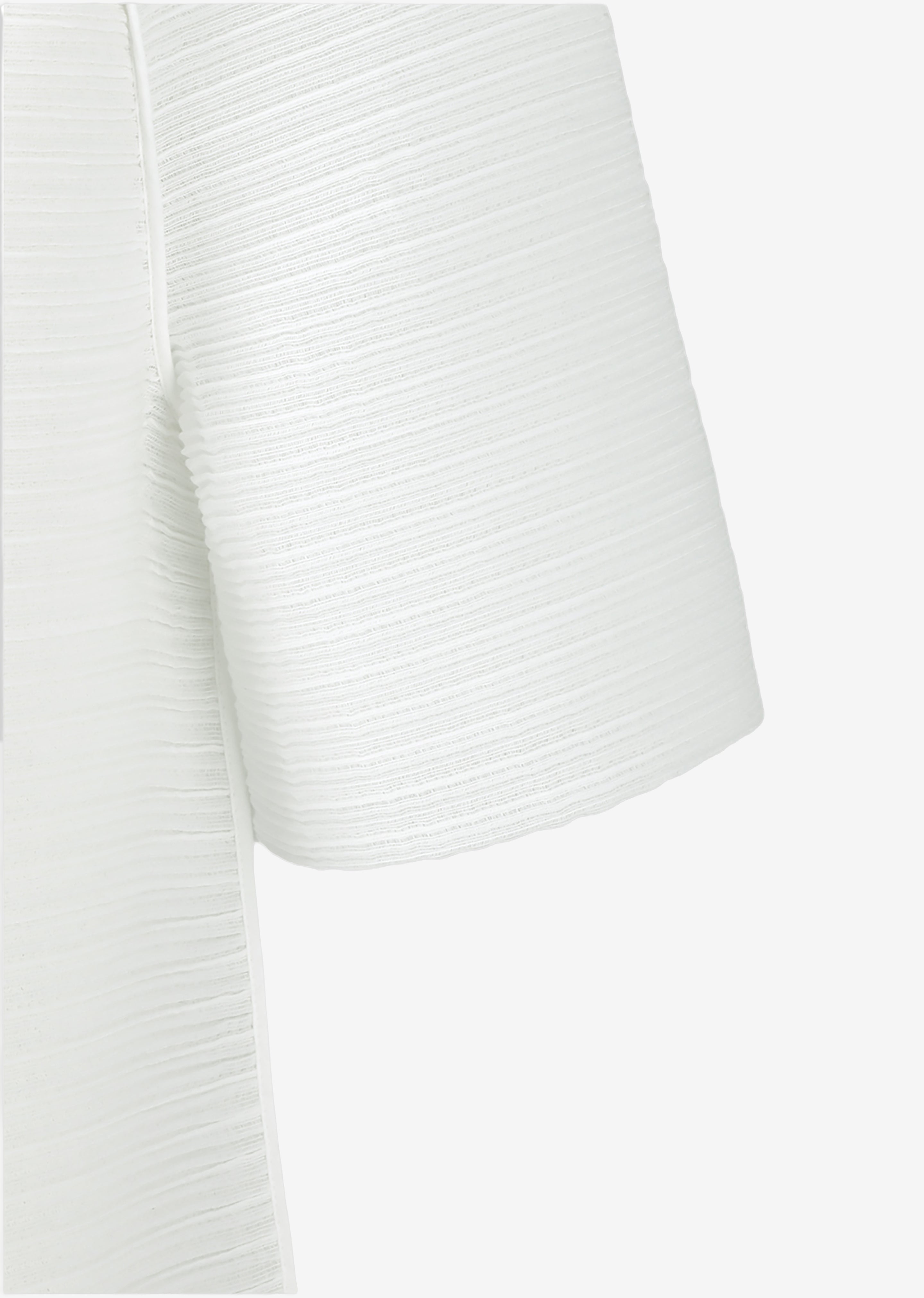 Amomento Men's Pleats Raglan Top - White - 5