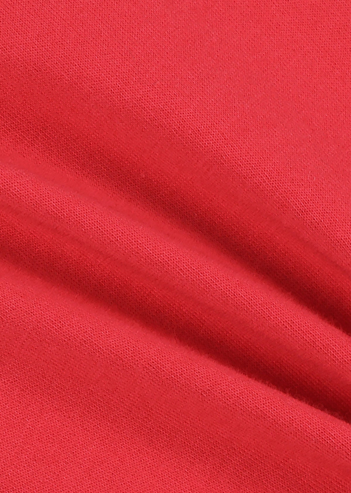 Amomento Mock Neck T-Shirt - Red - 5