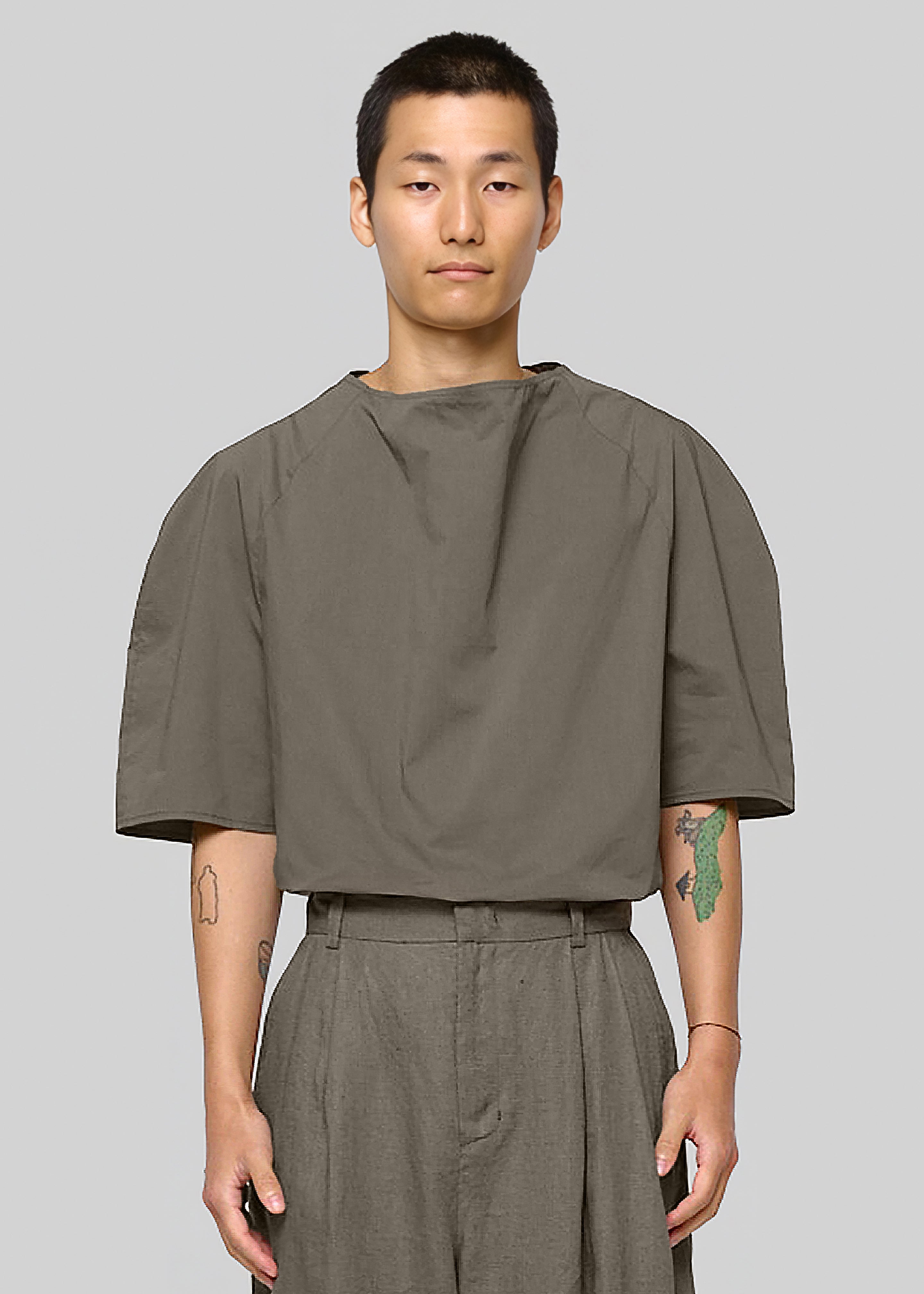 Amomento Raglan Hooded Jumper - Khaki – The Frankie Shop Europe