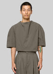 Amomento Raglan Cowl Neck Top - Khaki