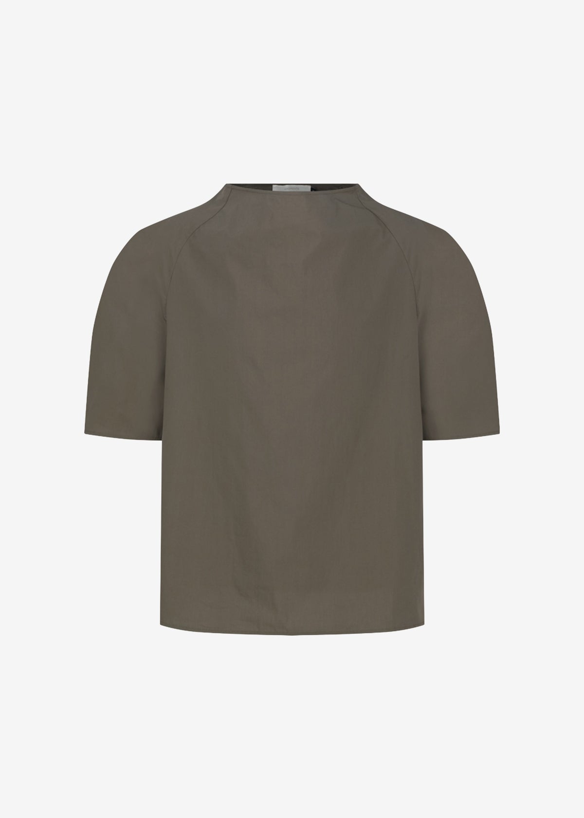 Amomento Raglan Cowl Neck Top - Khaki - 7