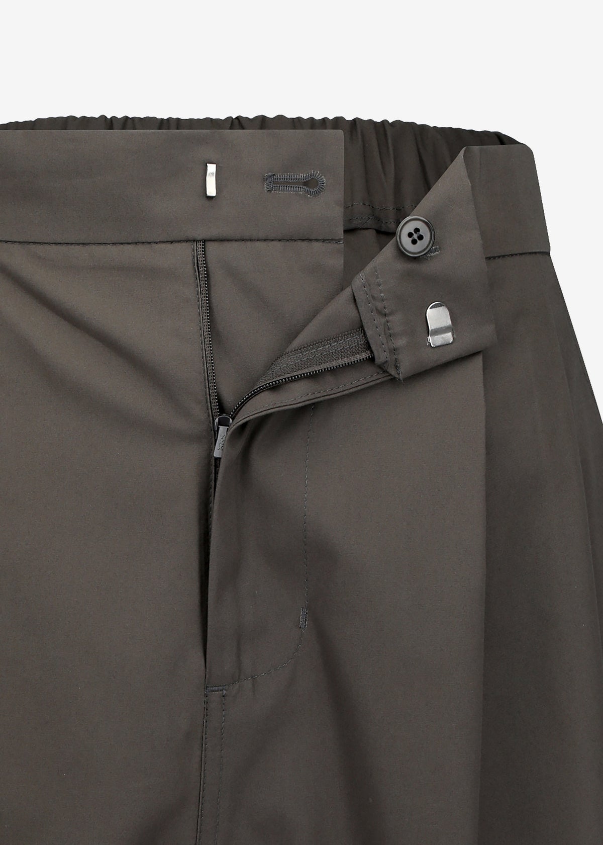 Amomento Two Tuck Wide Shorts - Brown - 9