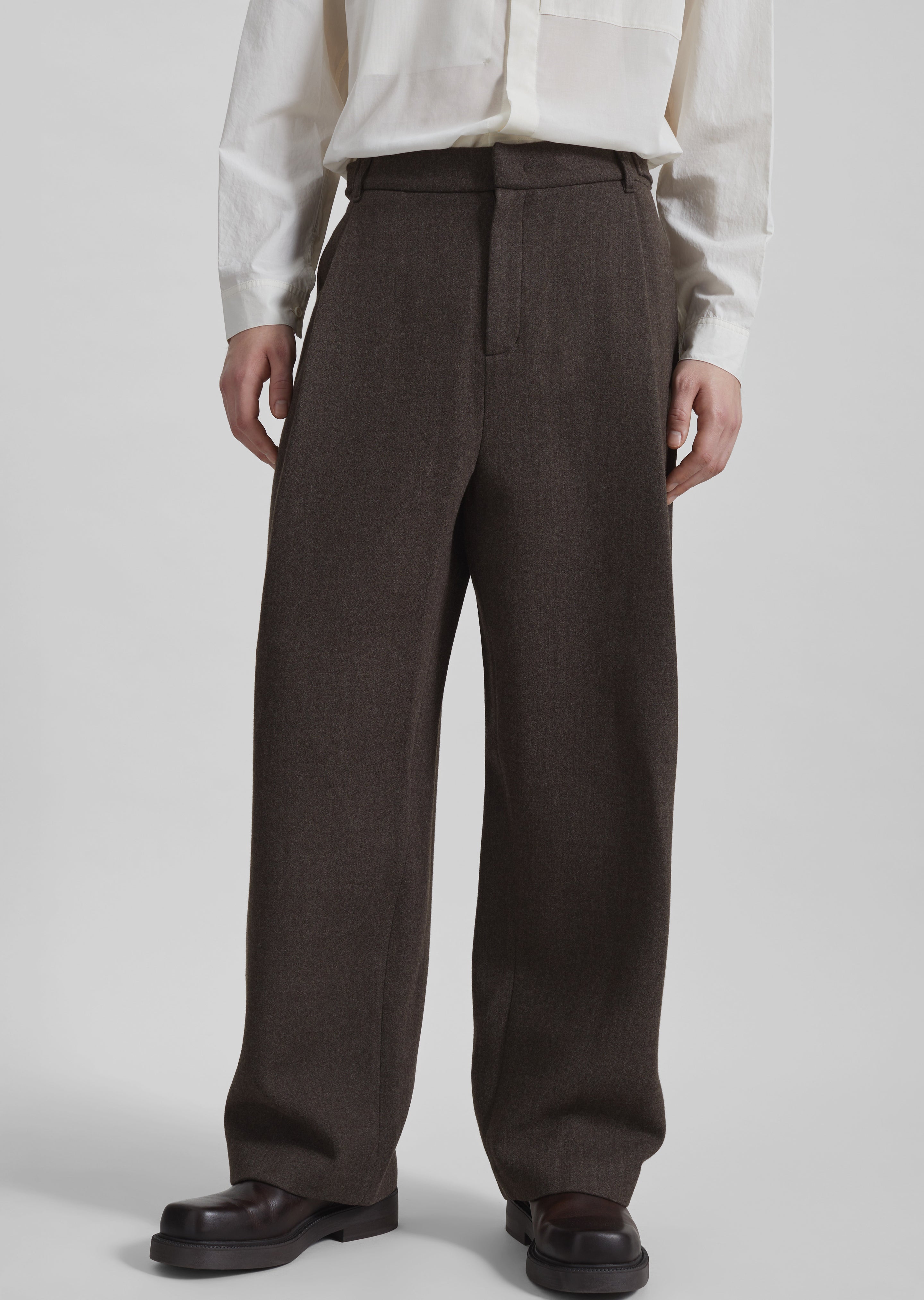 Amomento Wool Martin Pants - Brown - 5