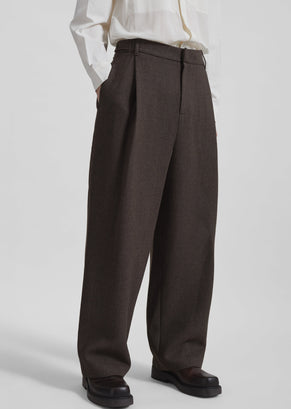 Amomento Wool Martin Pants - Brown