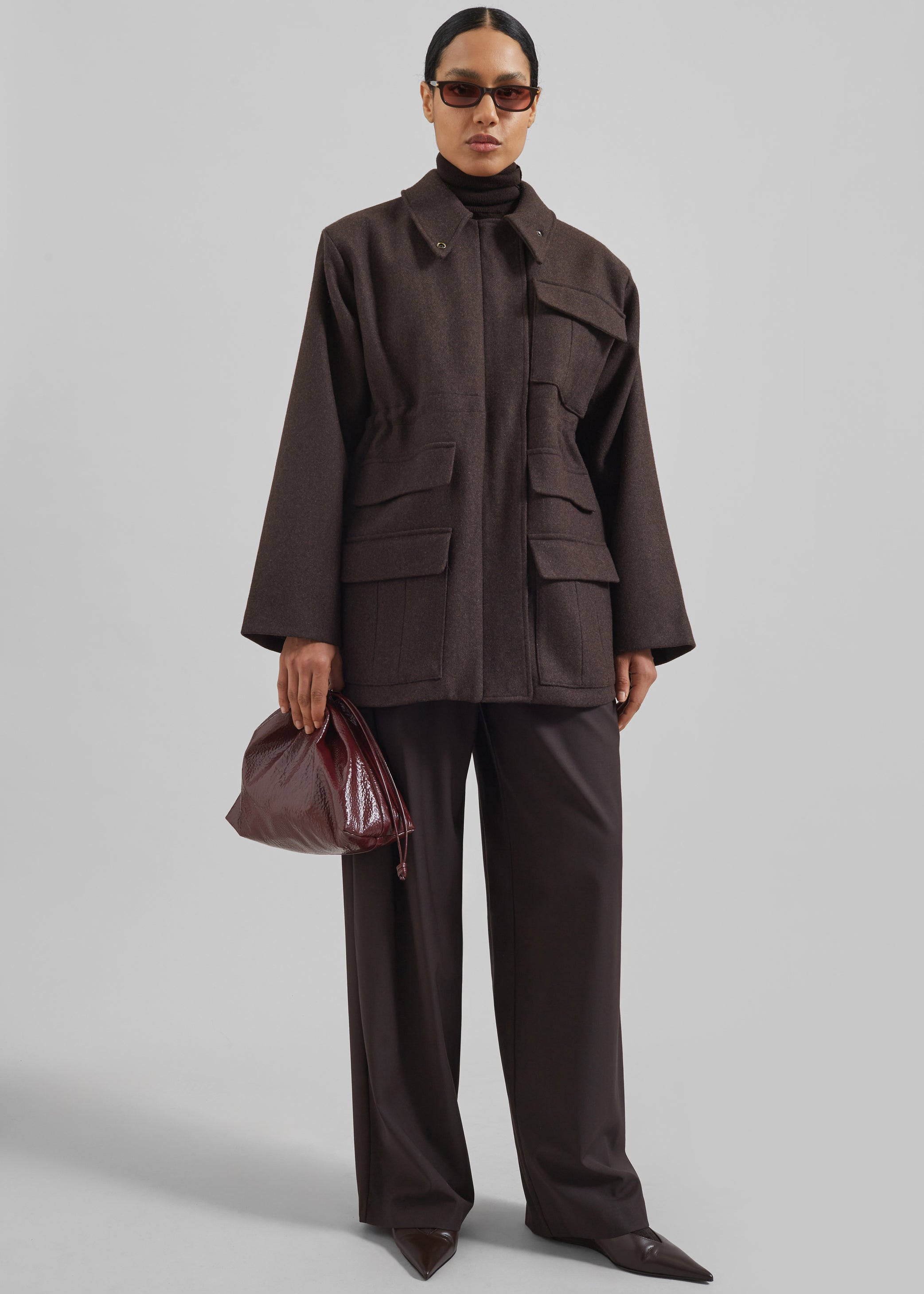 Shop the look image for Amstel Utility Jacket - Brown