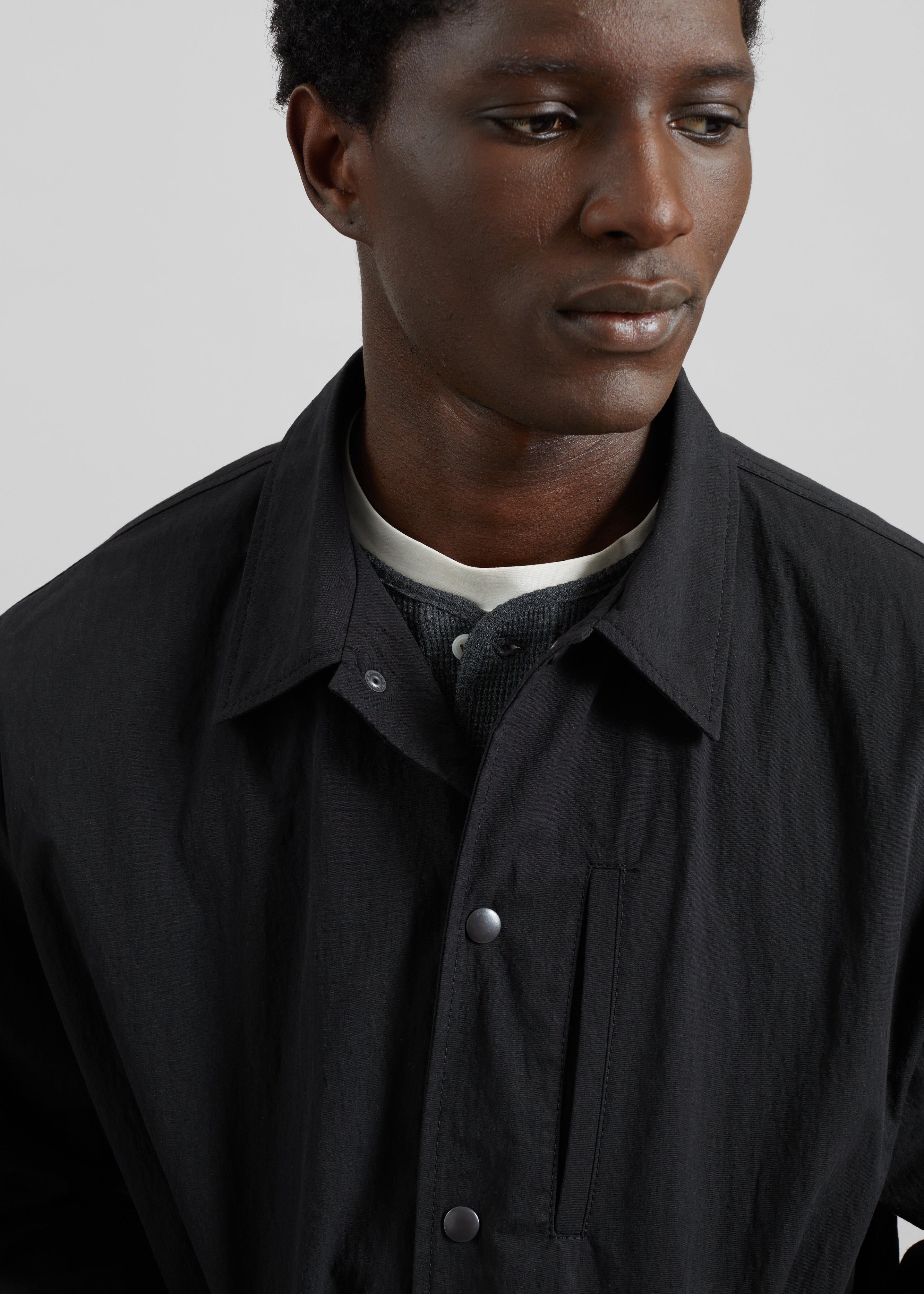Andres Coach Jacket - Black - 3