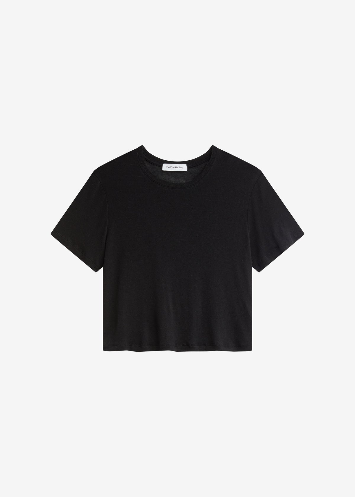 Andria Cropped Knit Top - Black - 6