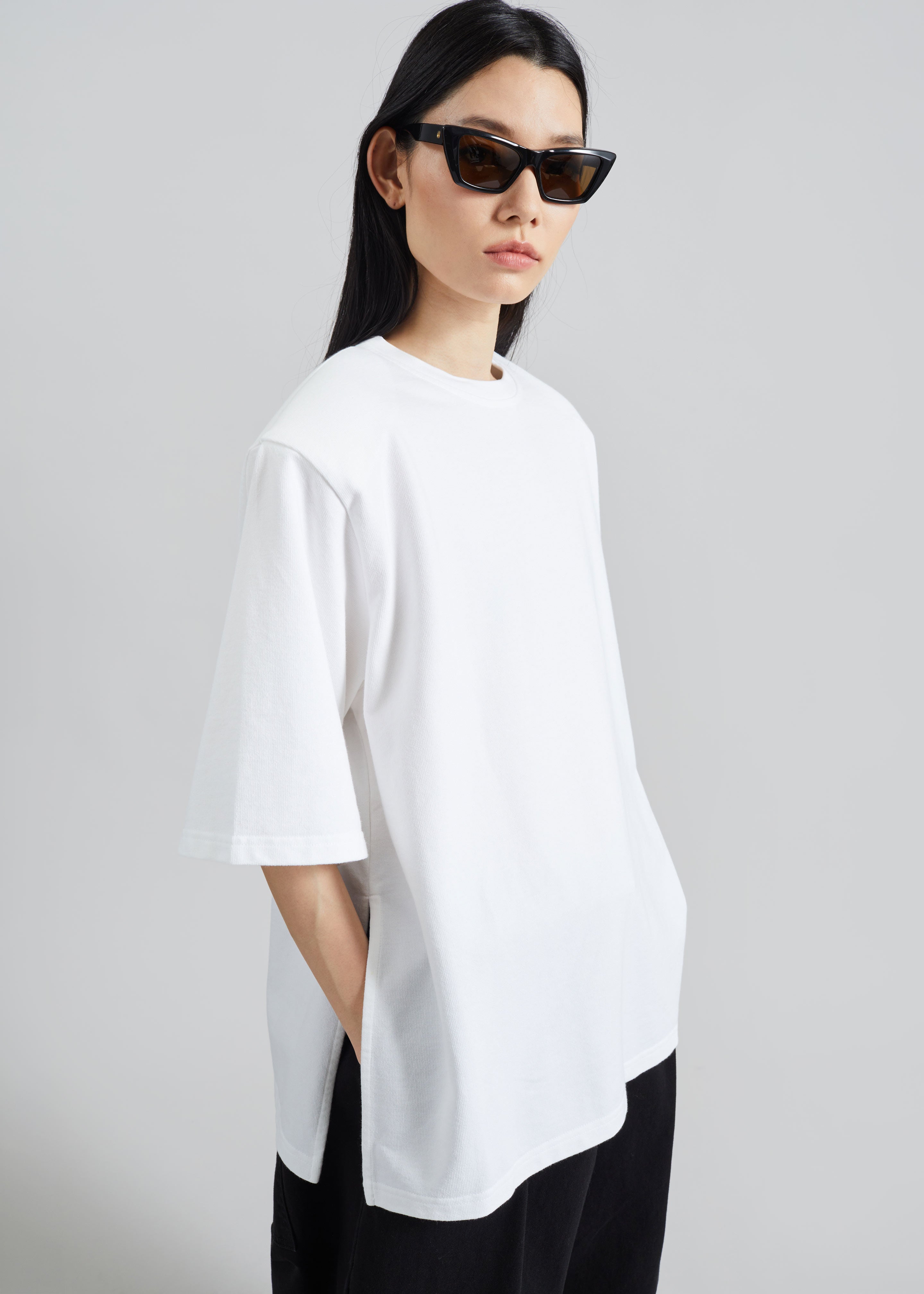 Anira Padded T-Shirt - White - 6