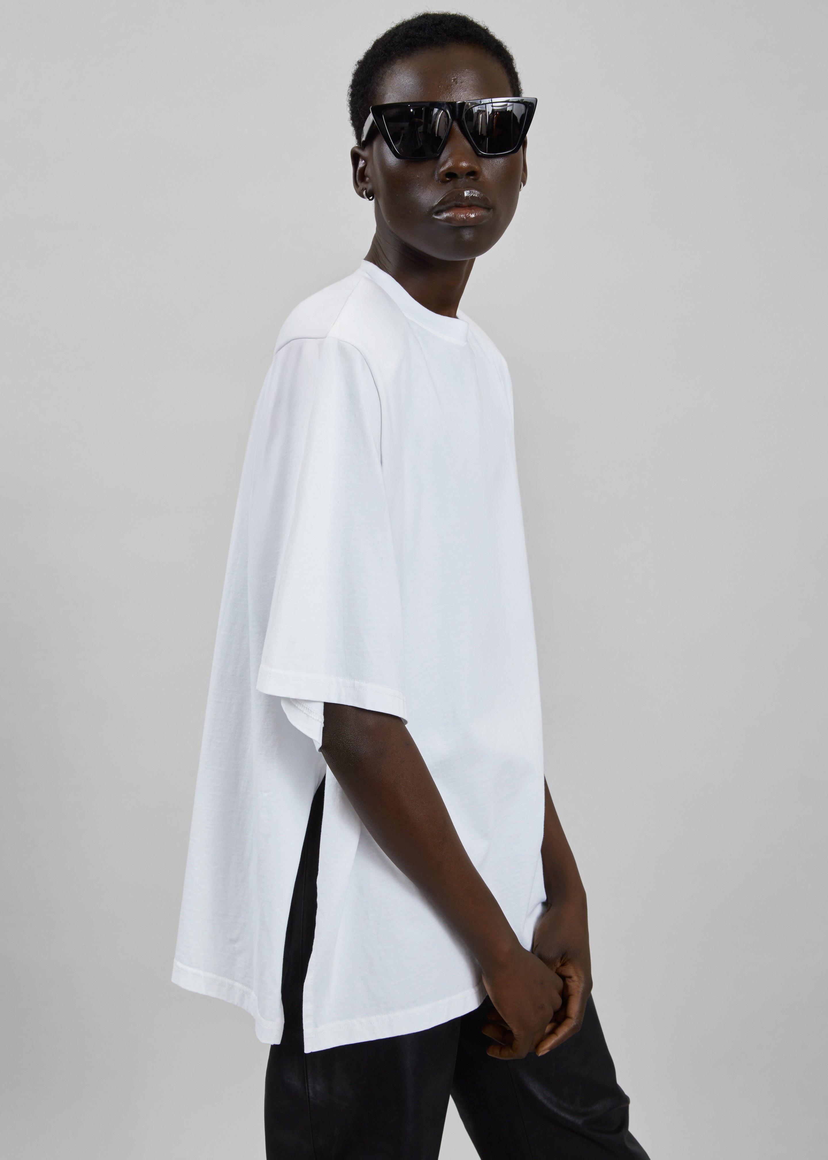 Anira Padded T-Shirt - White - 4