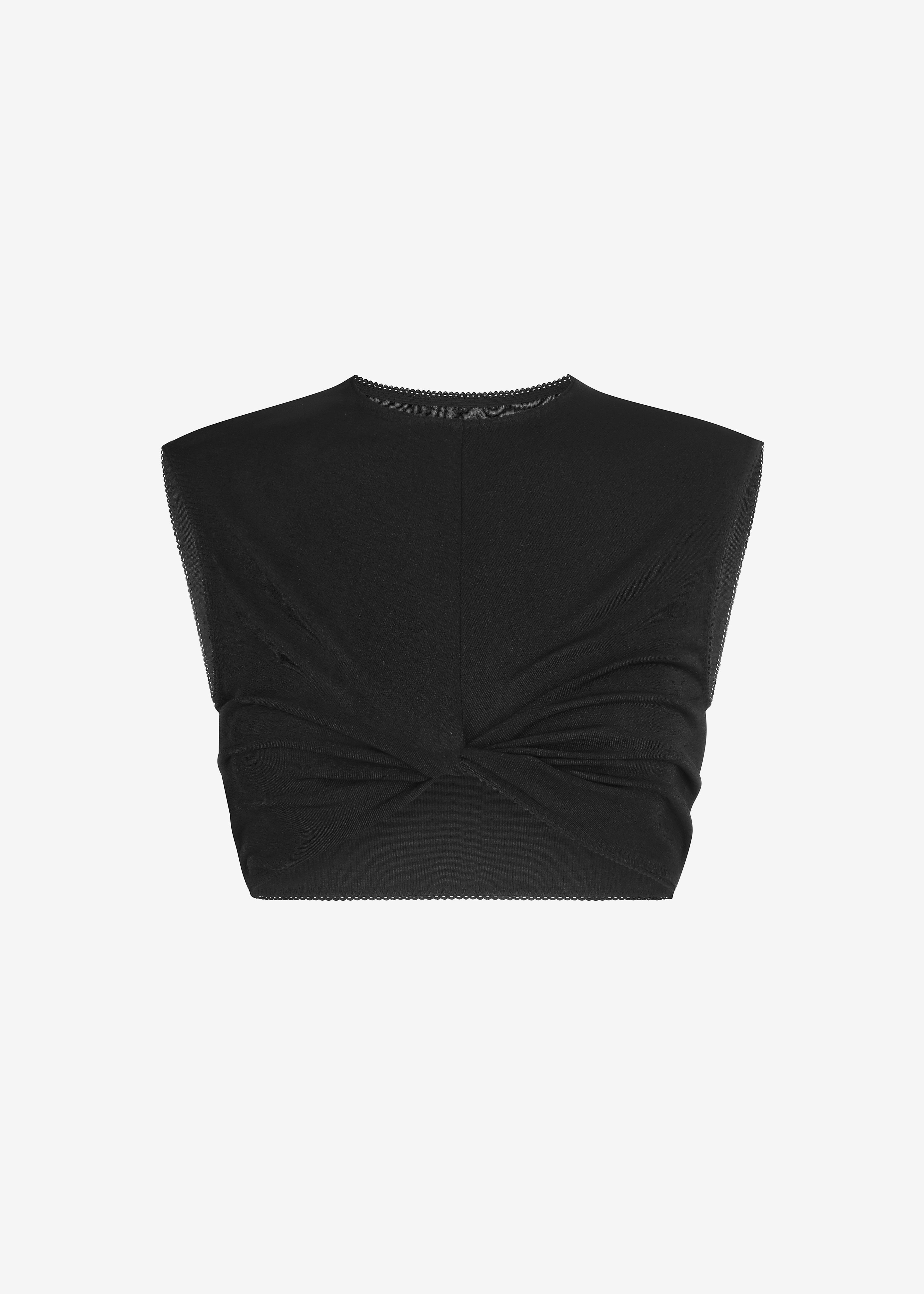 Anna October Eleanor Crop Top - Black - 8