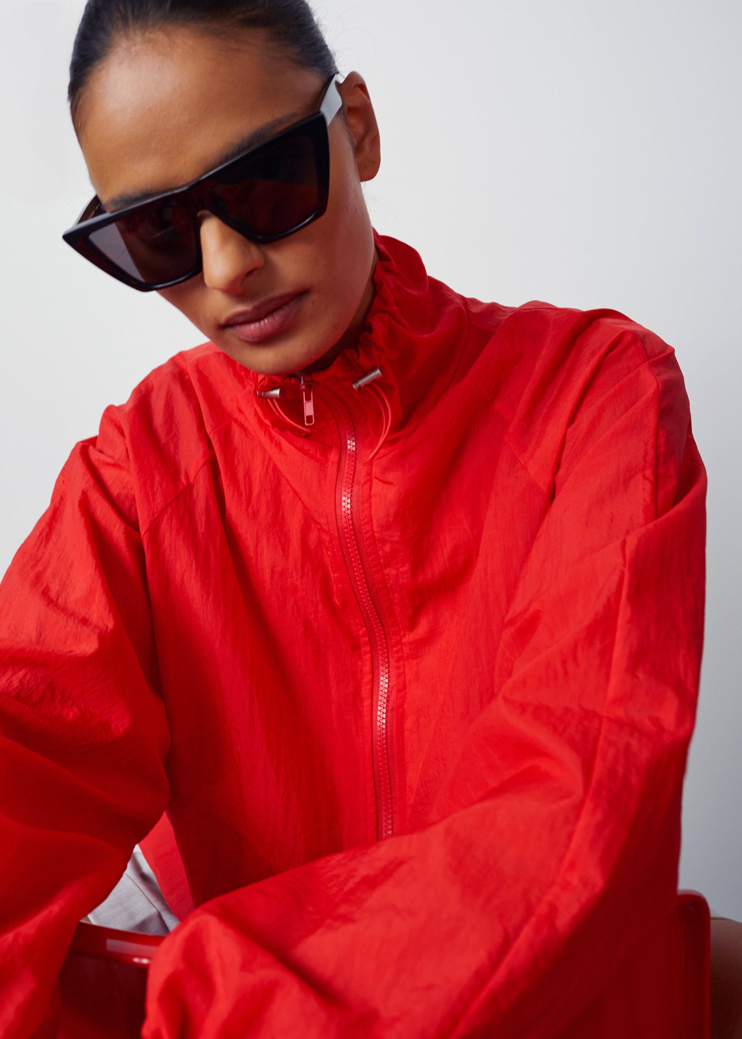 Antonelli Windbreaker Jacket - Red - 5