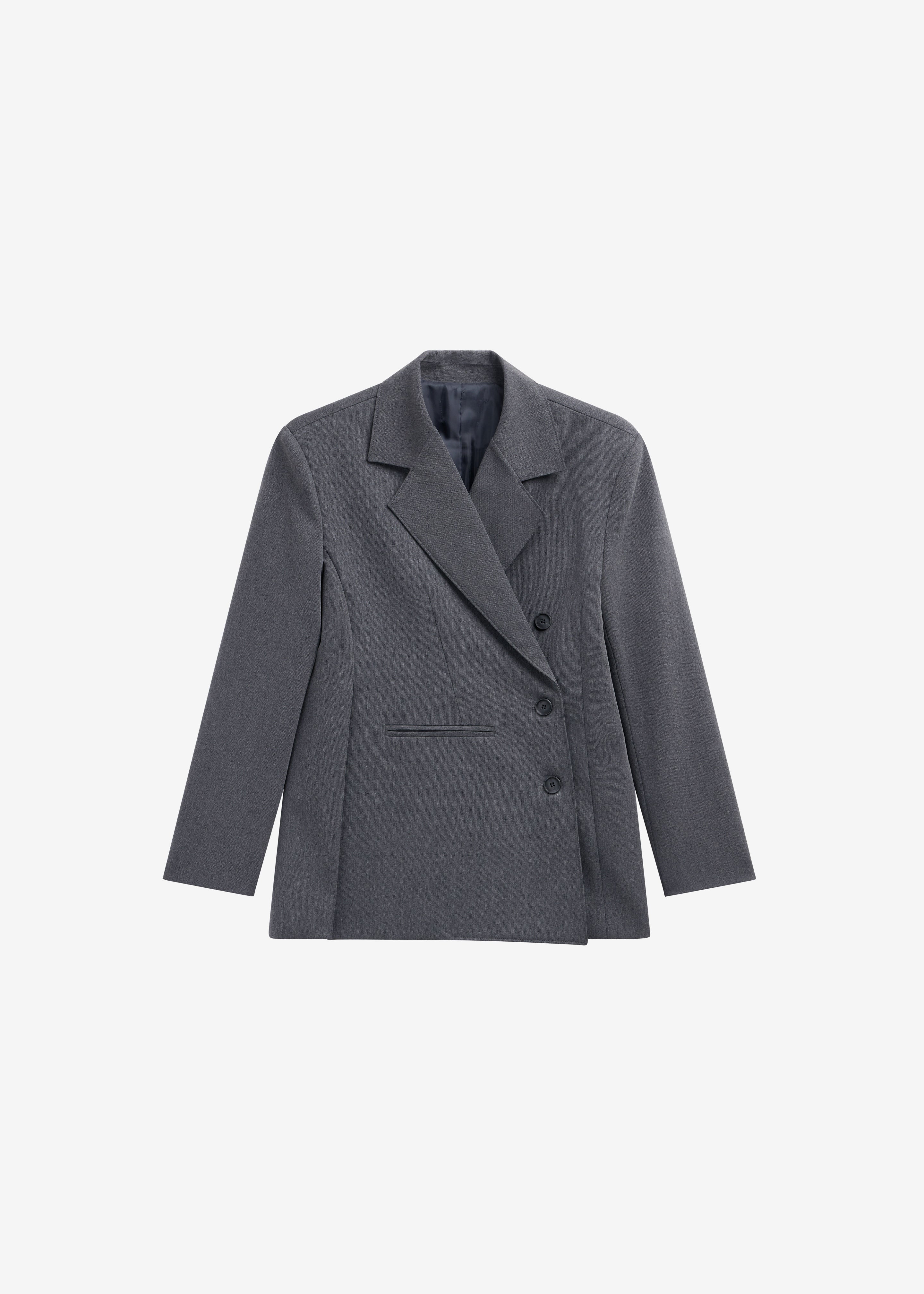 Antwerp Wrap Blazer - Grey - 10