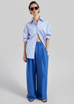 Anzio Wide Leg Pants - Cobalt