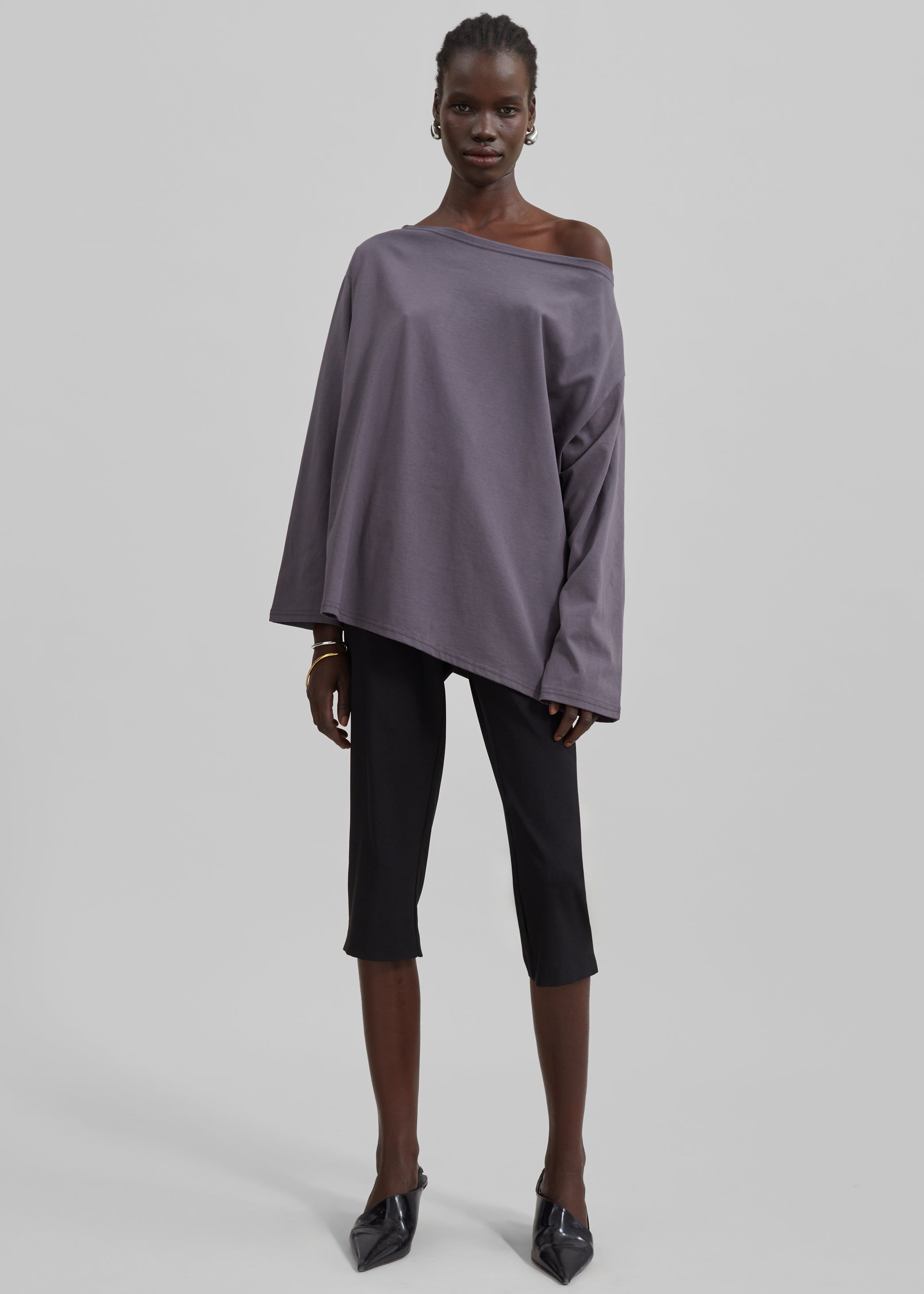 Shop the look image for Apollo Long Sleeve Tee - Charcoal
