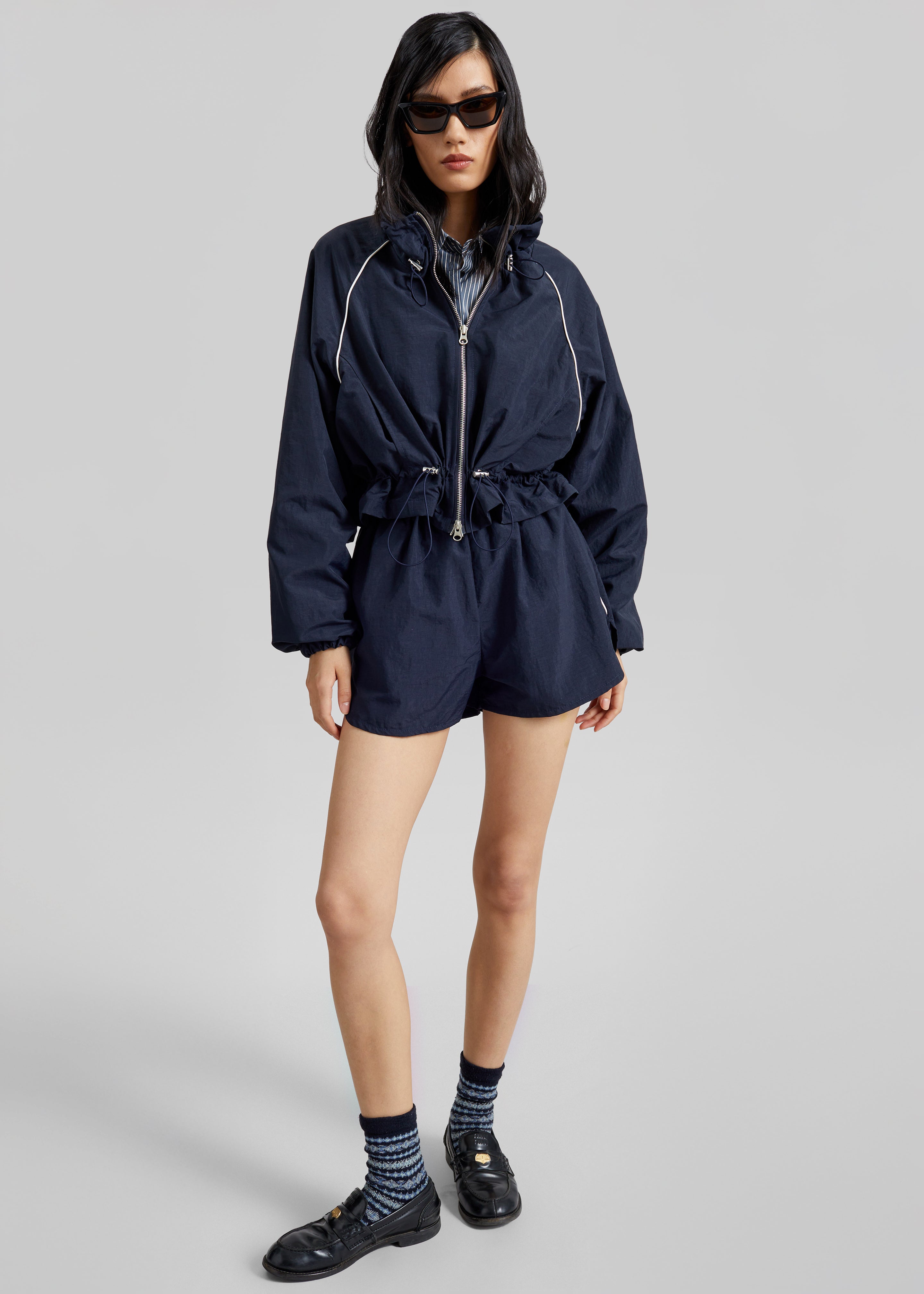 Arizona Track Shorts - Navy – The Frankie Shop Europe