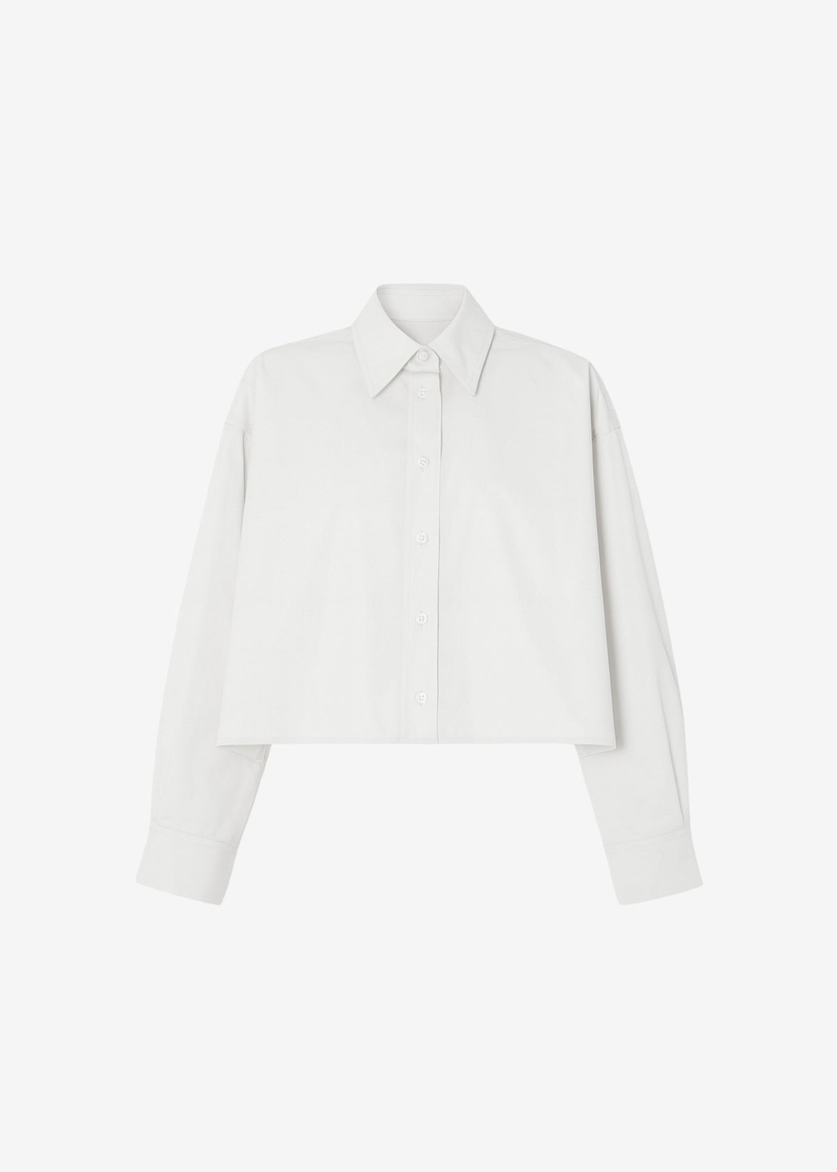 Arlen Cotton Boxy Shirt - White - 6