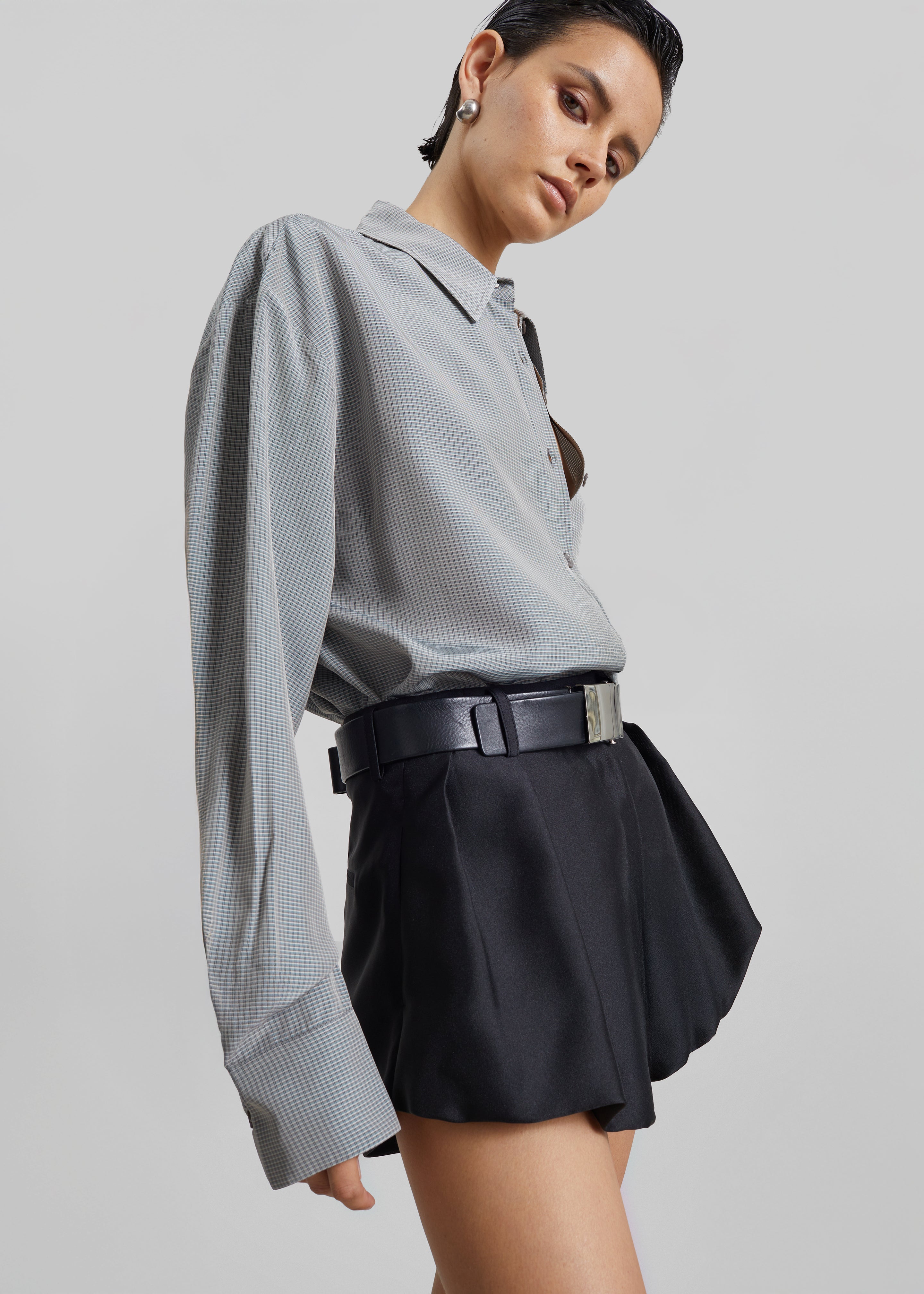 Short Arles ballon - Noir - 1