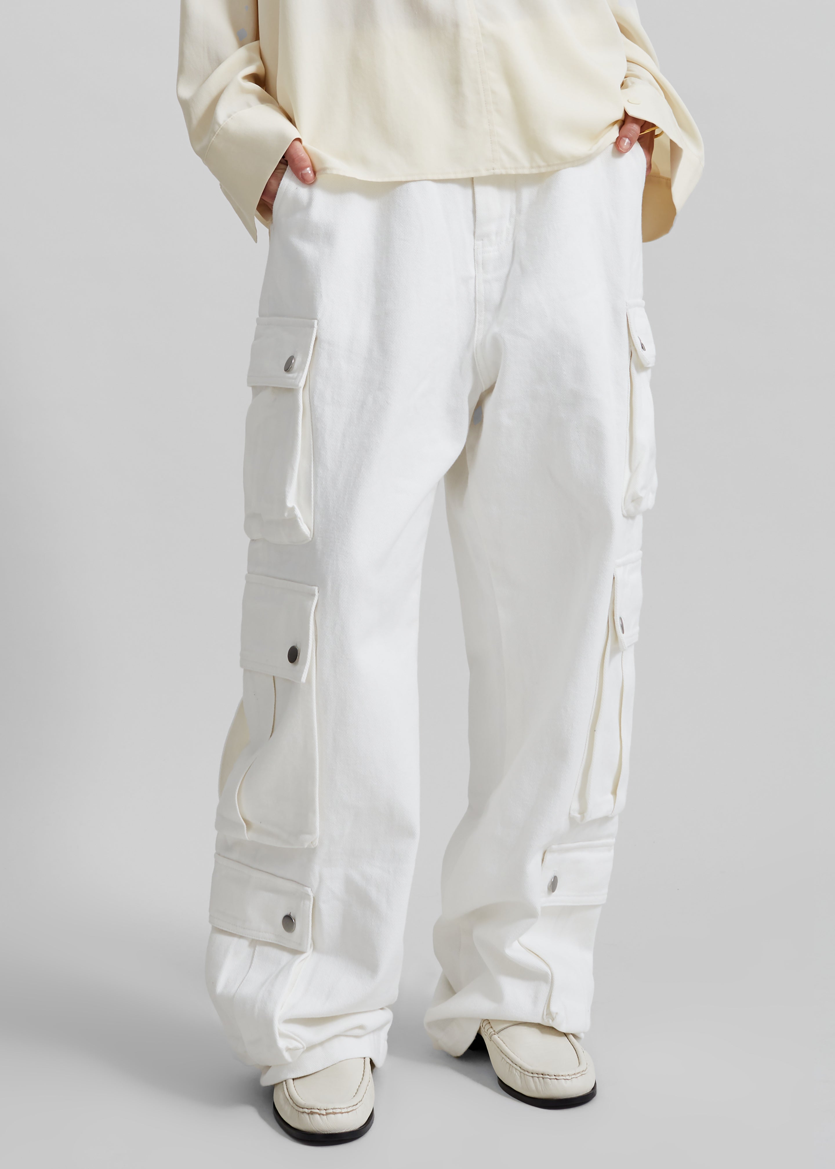 Arlon Cargo Pants - White - 10