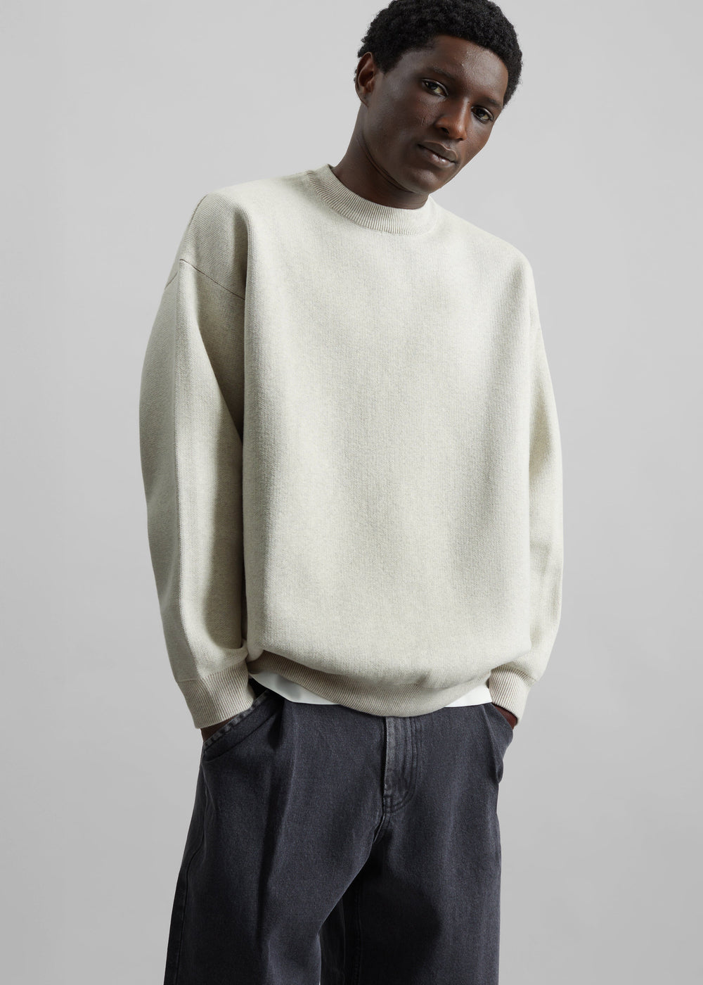 Arne Sweater - Grey Melange
