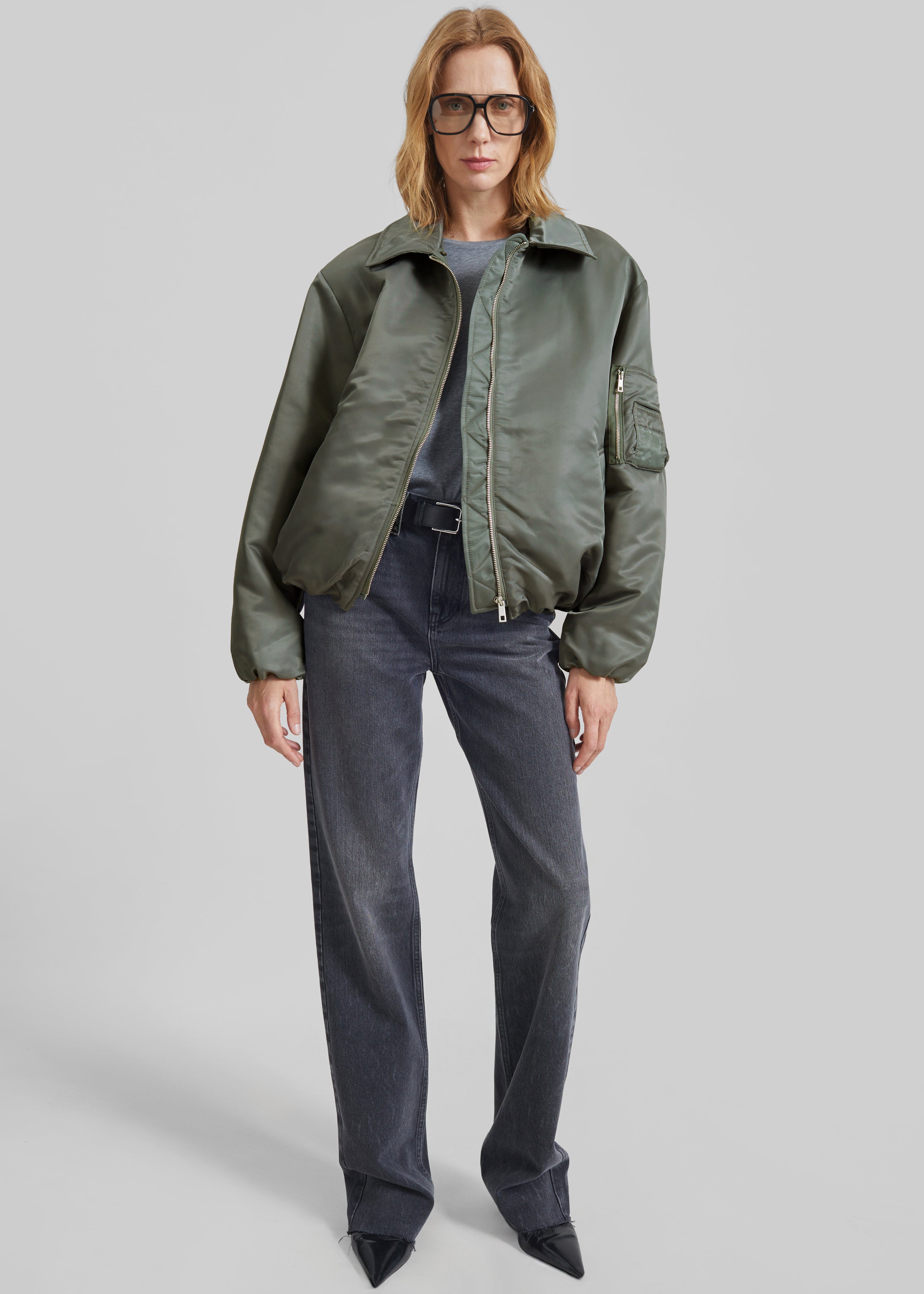 Arslev Bomber Jacket - Pale Olive - 8