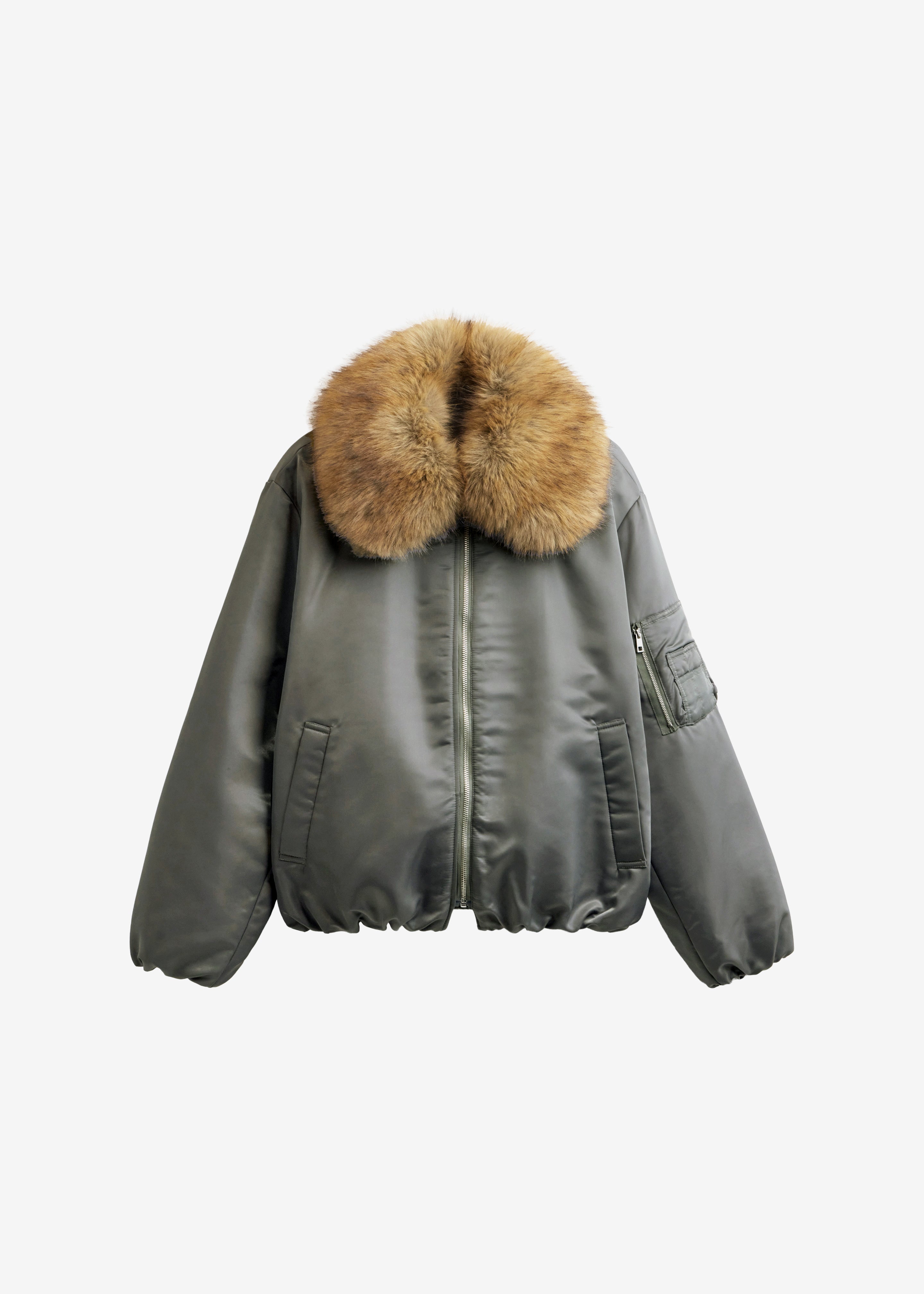 Arslev Bomber Jacket - Pale Olive - 11