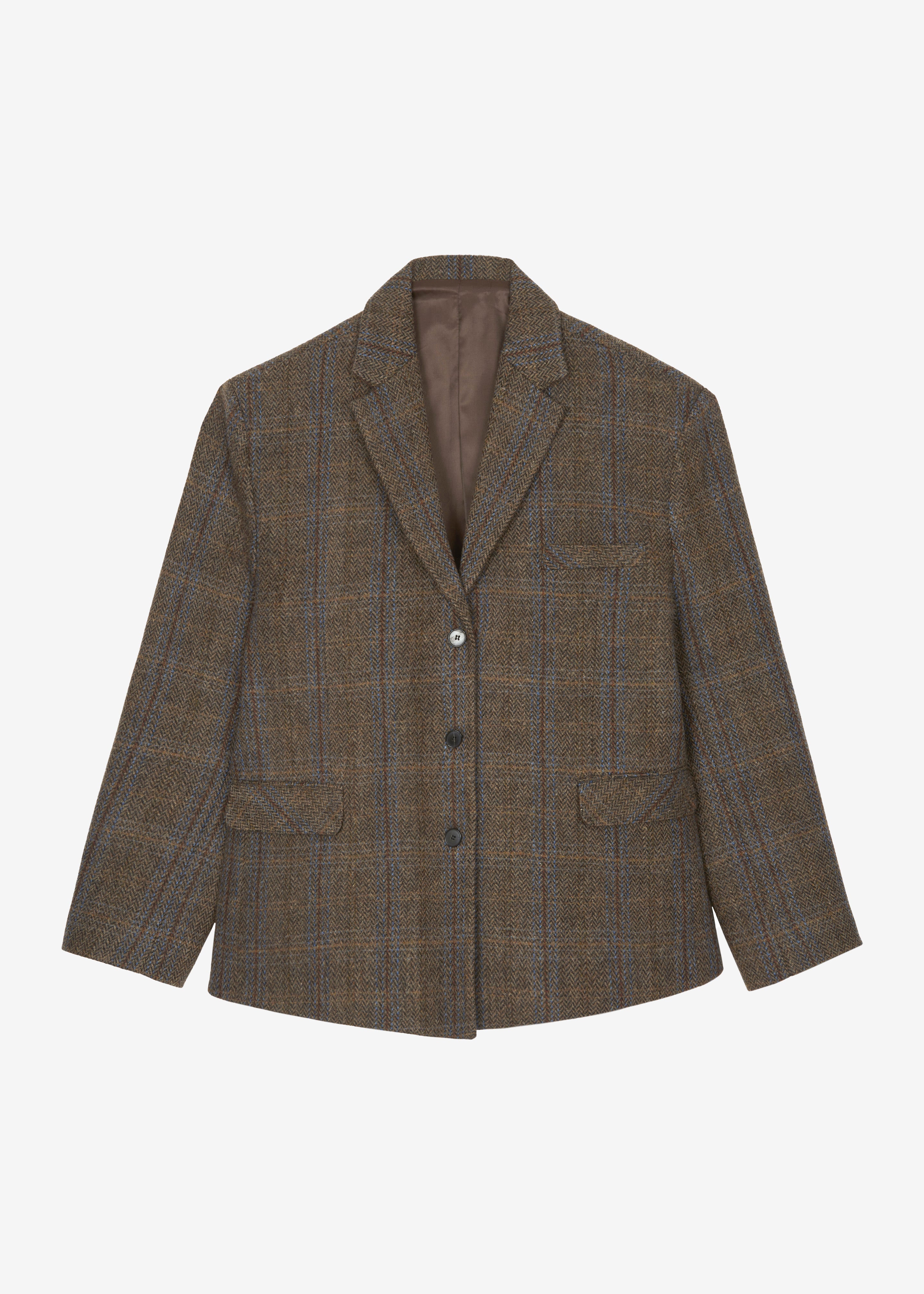 Arundel Plaid Wool Blazer - Multicolor - 10