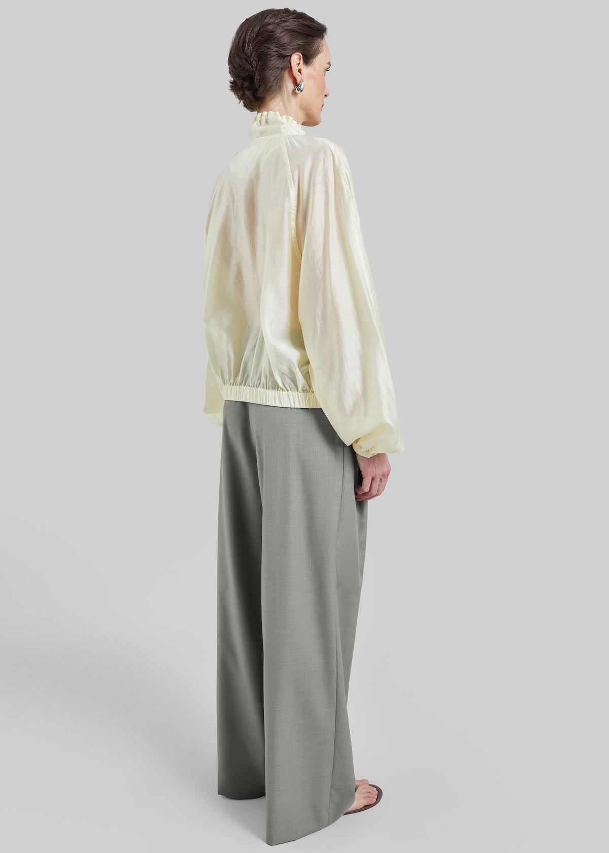 Arzon Sheer Jacket - Pale Yellow